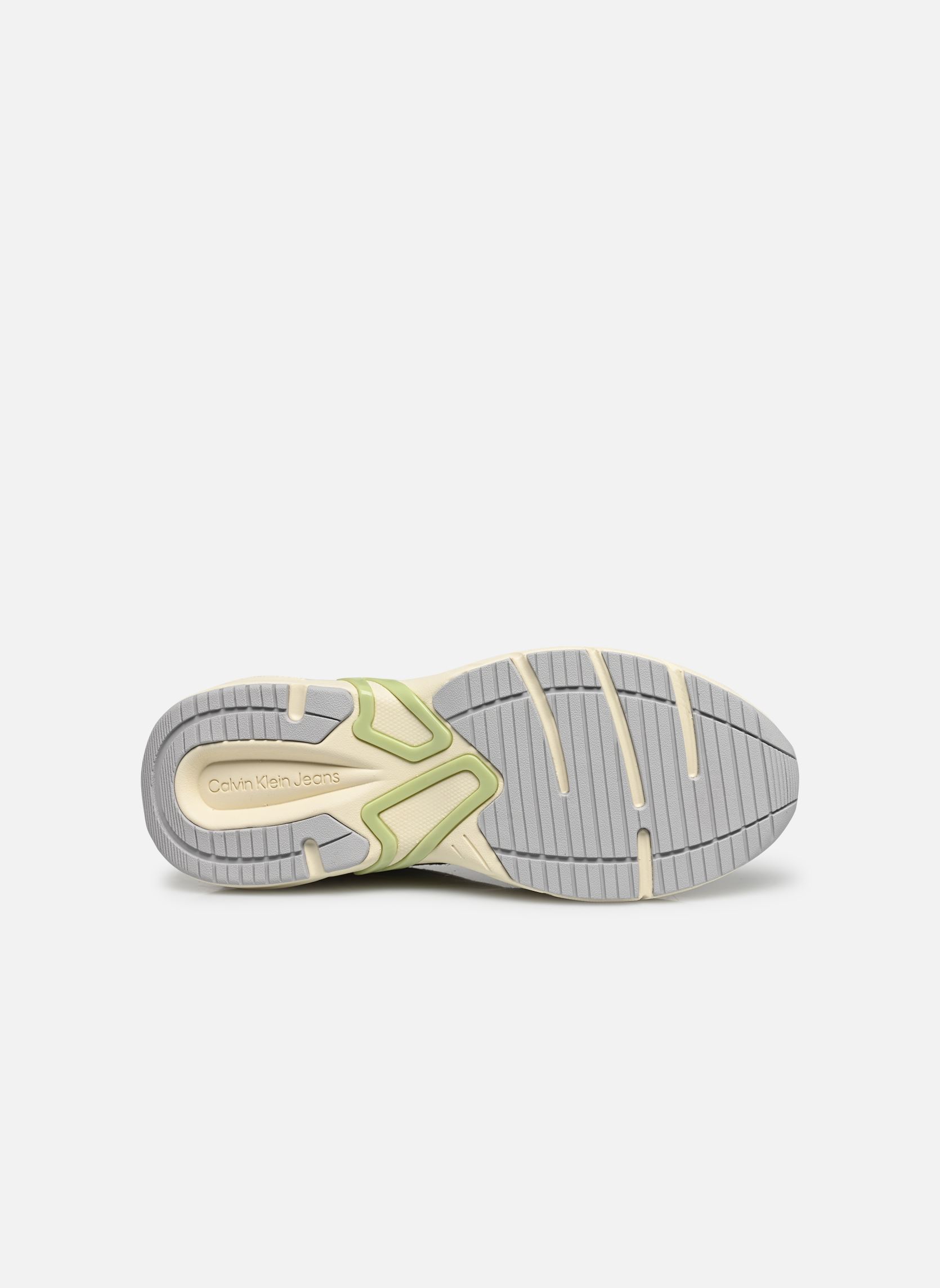 Sneaker RETRO TENNIS SU-MESH damen weiß Calvin Klein Sneaker RETRO TENNIS SU-MESH damen weiß BRIGHT WHITE/SULPHUR/OYSTER