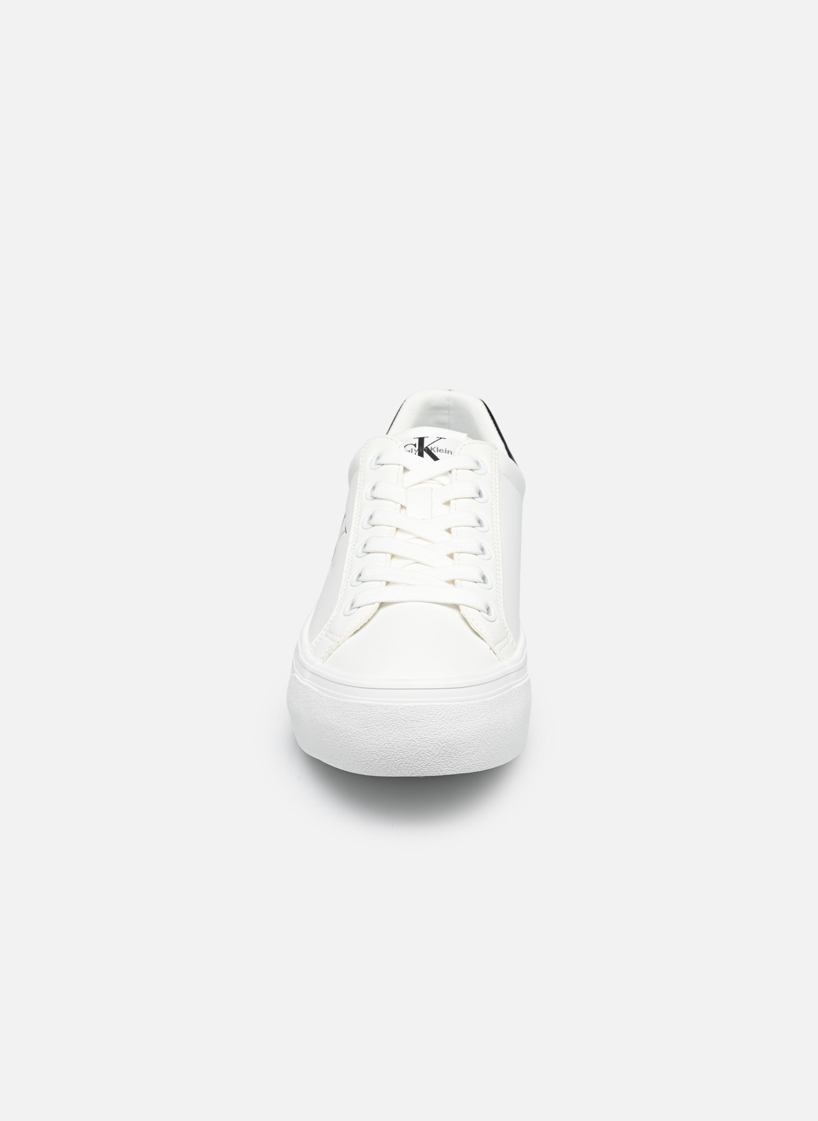 Baskets VULC FLATFORM LACEUP femme blanc Calvin Klein Baskets VULC FLATFORM LACEUP femme blanc BRIGHT WHITE