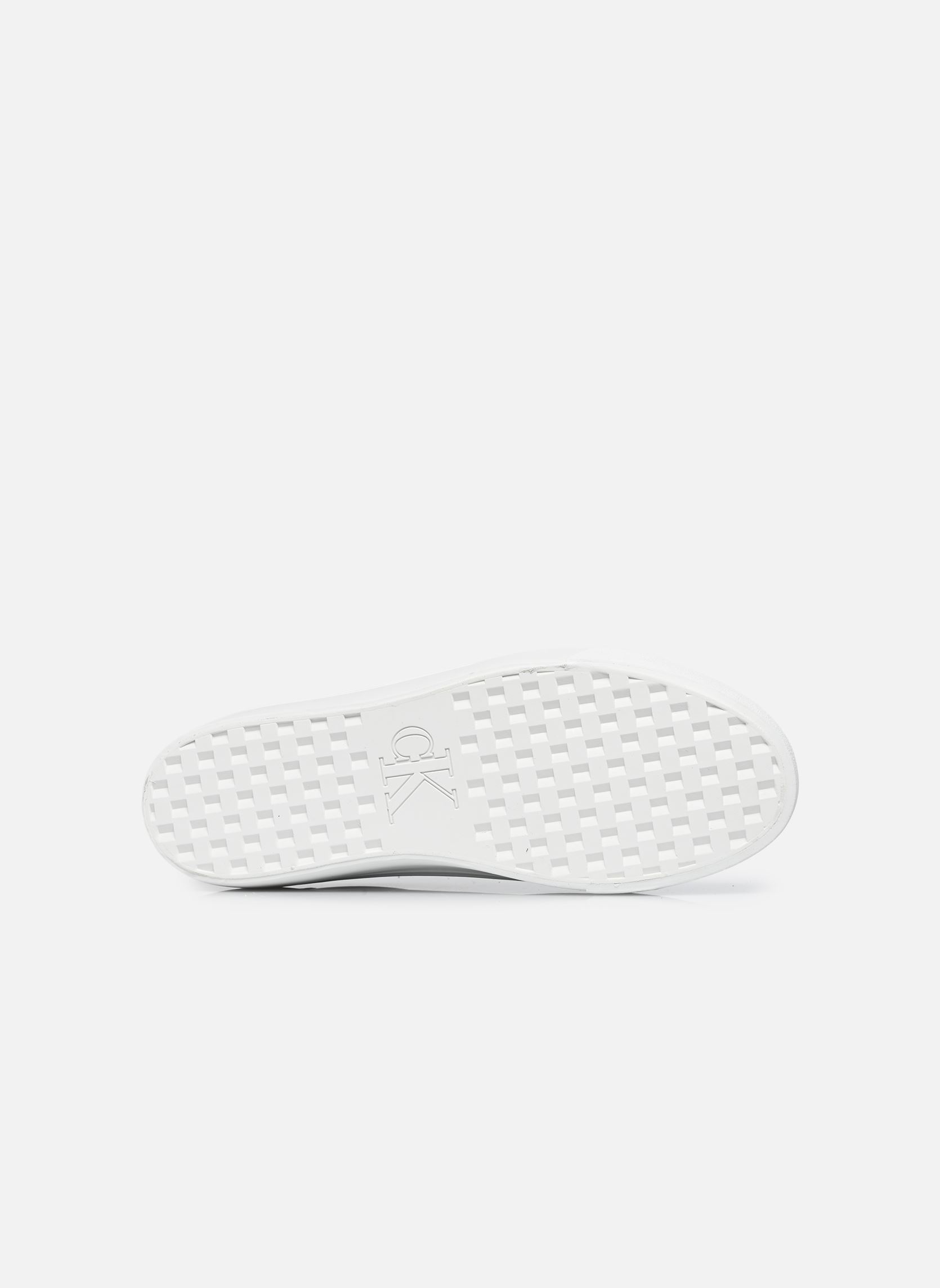 Baskets VULC FLATFORM LACEUP femme blanc Calvin Klein Baskets VULC FLATFORM LACEUP femme blanc BRIGHT WHITE