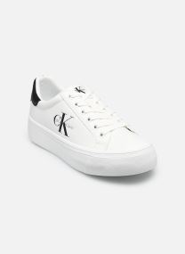 Baskets VULC FLATFORM LACEUP femme blanc Calvin Klein Baskets VULC FLATFORM LACEUP femme blanc BRIGHT WHITE