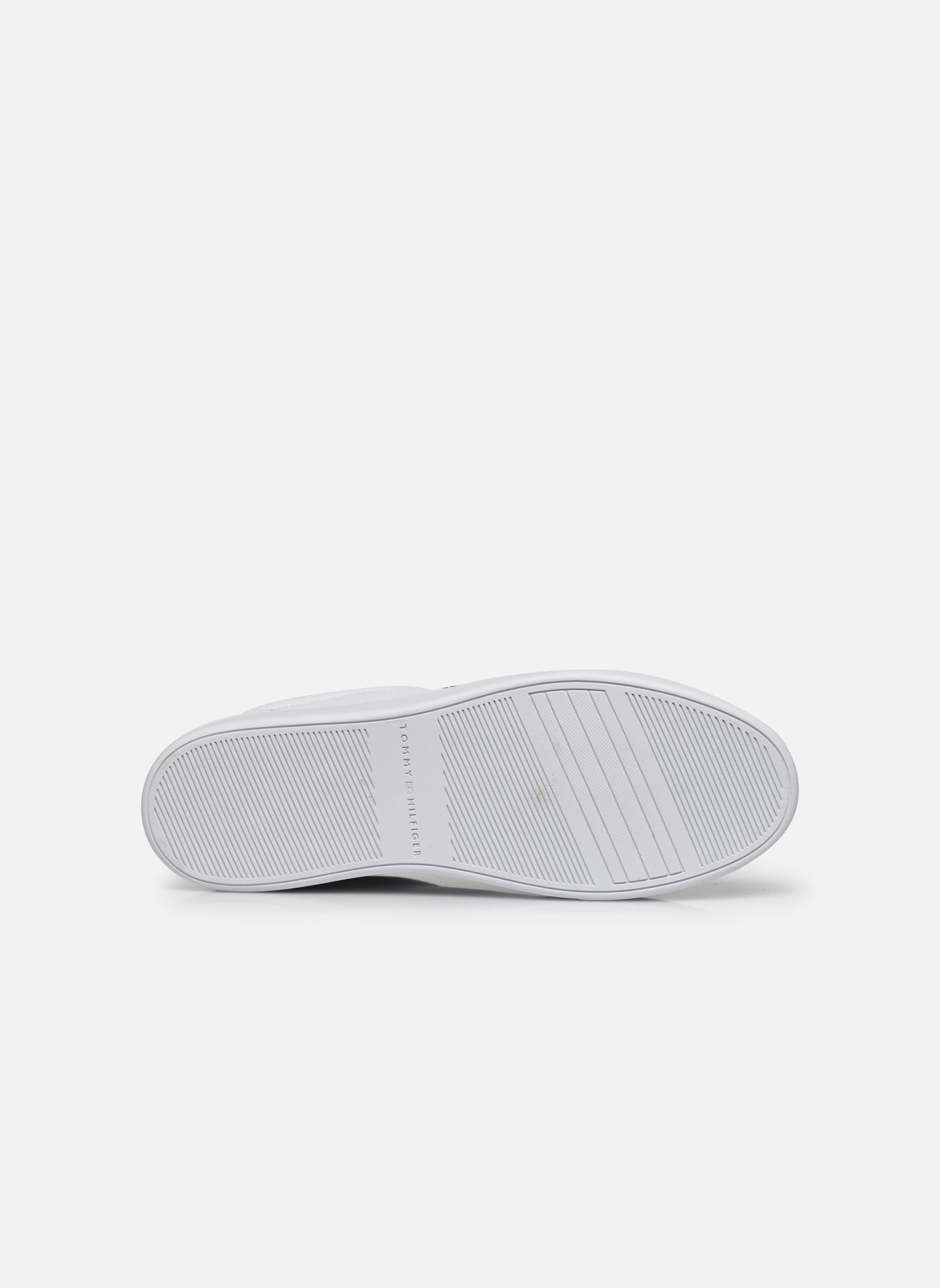 Sneakers ELEVATED ESSENTIAL C dames wit Tommy Hilfiger Sneakers ELEVATED ESSENTIAL C dames wit WHITE/BRIGHT CERISE PINK