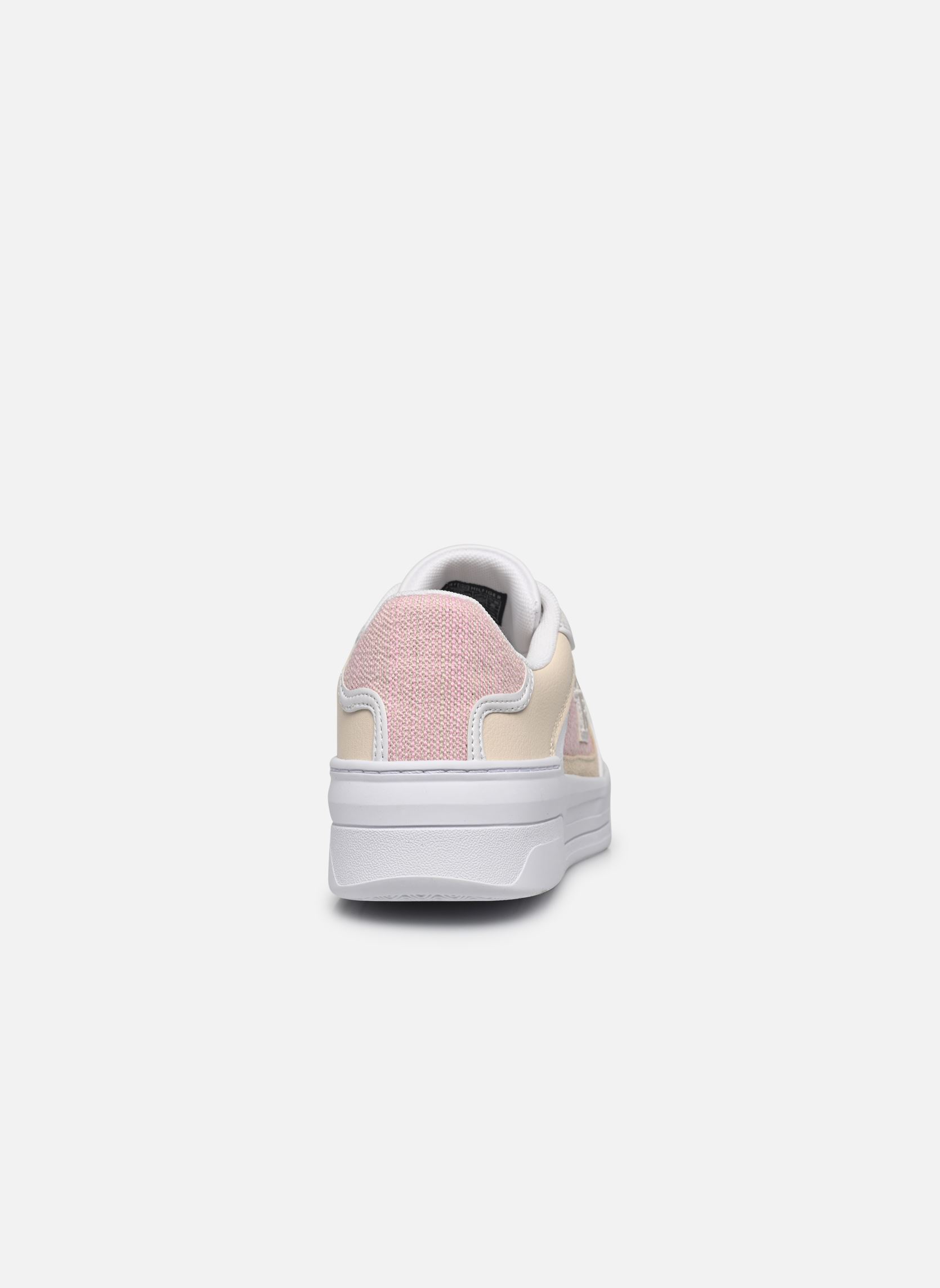 Sneakers TH WOVEN BASKET SNEA dames wit Tommy Hilfiger Sneakers TH WOVEN BASKET SNEA dames wit WHITE/PINK DAISY