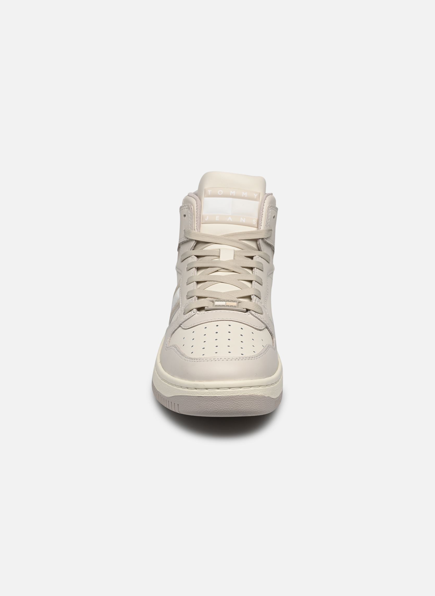 Knöchelhohe Sneaker TJW RETRO BASKET MC damen weiß Tommy Hilfiger Knöchelhohe Sneaker TJW RETRO BASKET MC damen weiß IVORY / BLEACHED STONE