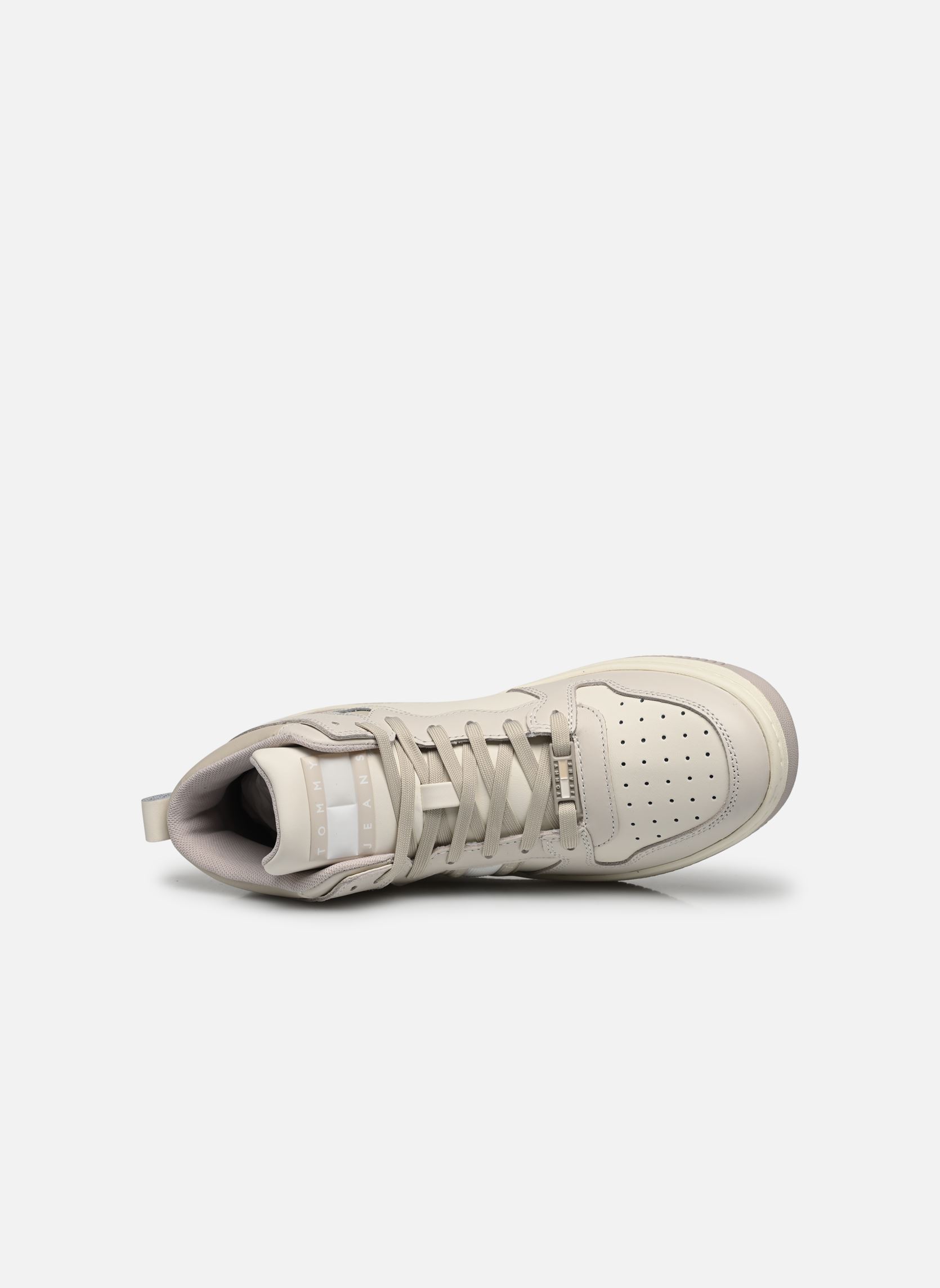Knöchelhohe Sneaker TJW RETRO BASKET MC damen weiß Tommy Hilfiger Knöchelhohe Sneaker TJW RETRO BASKET MC damen weiß IVORY / BLEACHED STONE