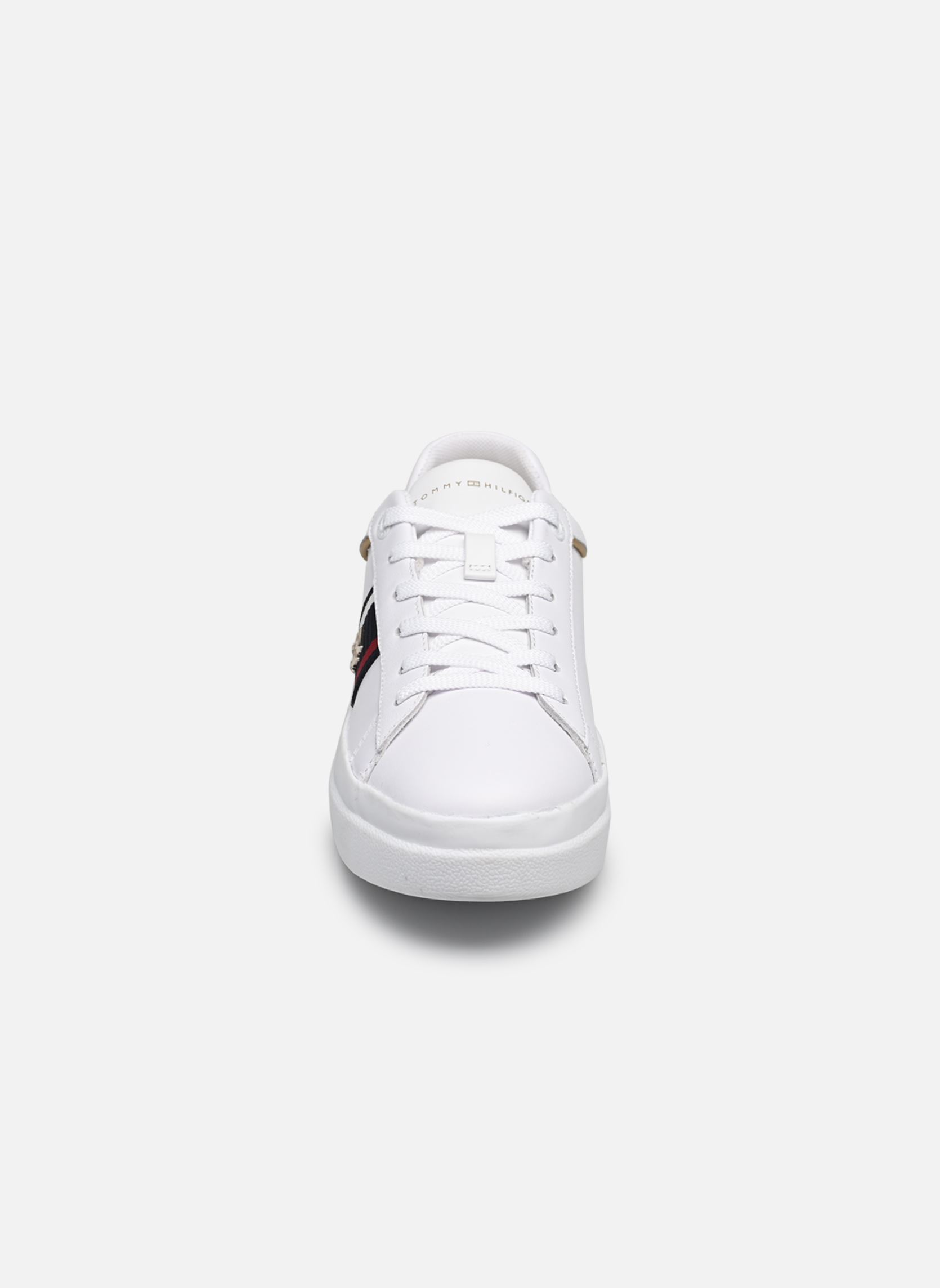 Sneakers CORP WEBBING COURT S donna bianco Tommy Hilfiger Sneakers CORP WEBBING COURT S donna bianco WHITE