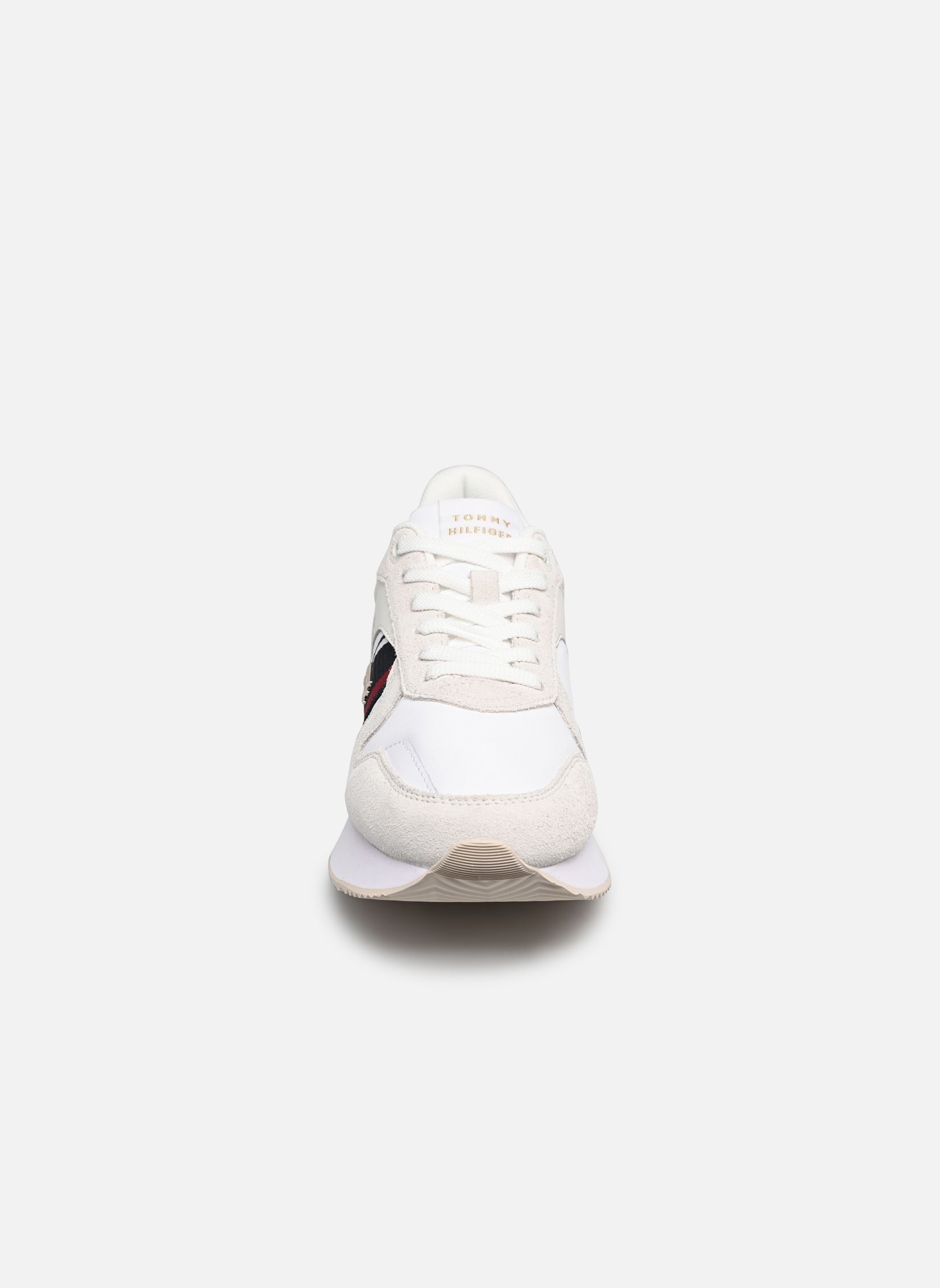 Baskets CORP WEBBING RUNNER femme blanc Tommy Hilfiger Baskets CORP WEBBING RUNNER femme blanc WHITE