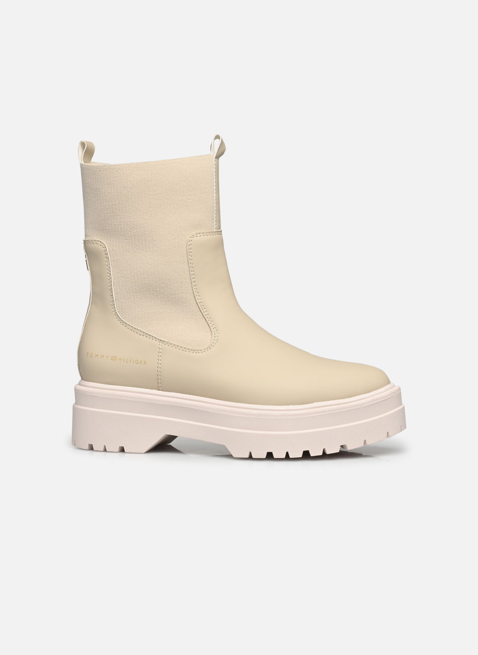 Enkellaarzen en boots FEMININE SEASONAL UT dames wit Tommy Hilfiger Enkellaarzen en boots FEMININE SEASONAL UT dames wit CLASSIC BEIGE