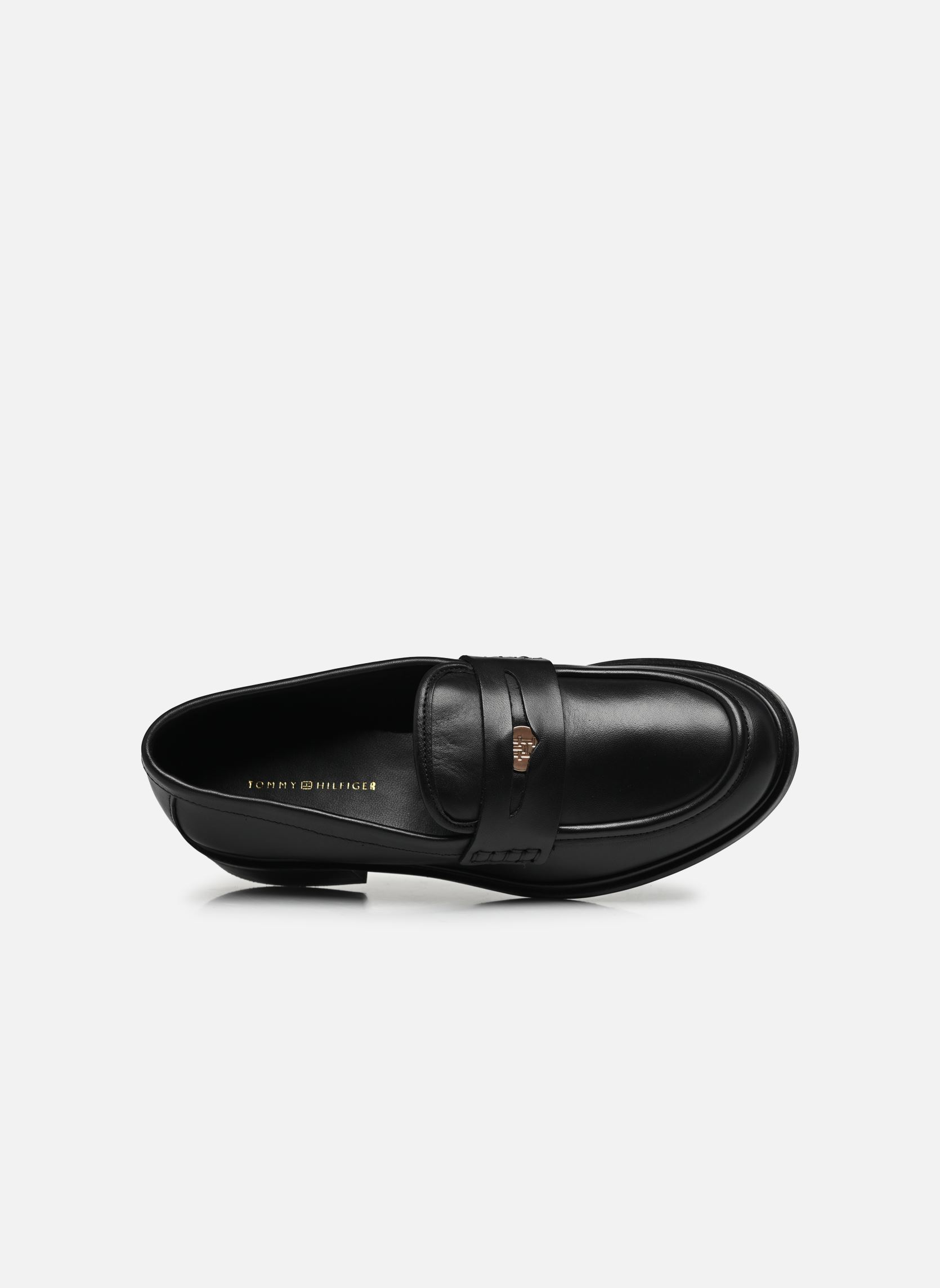 Mocassins TH ICONIC LOAFER dames zwart Tommy Hilfiger Mocassins TH ICONIC LOAFER dames zwart BLACK