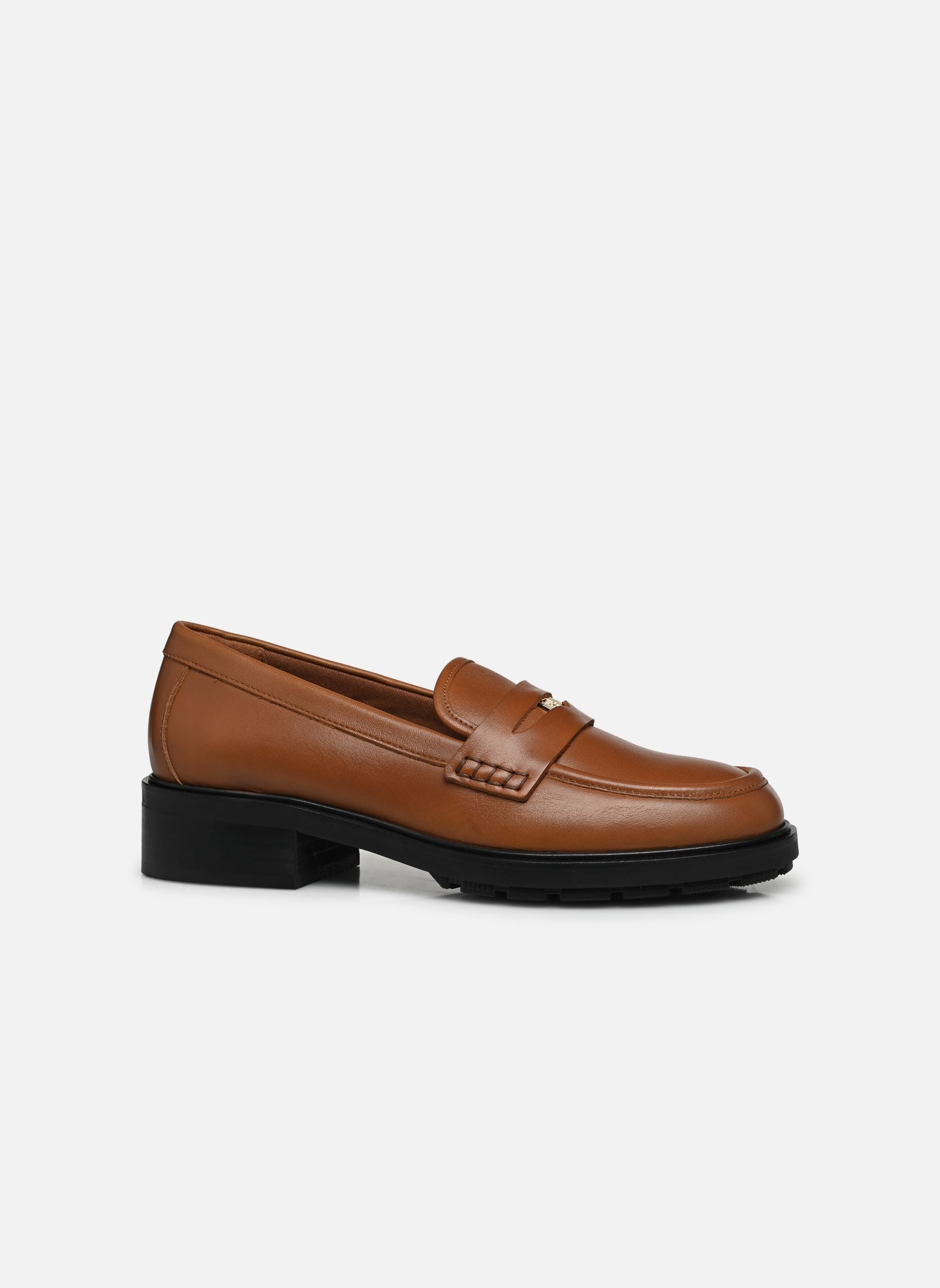 Loafer TH ICONIC LOAFER damen braun Tommy Hilfiger Loafer TH ICONIC LOAFER damen braun NATURAL COGNAC