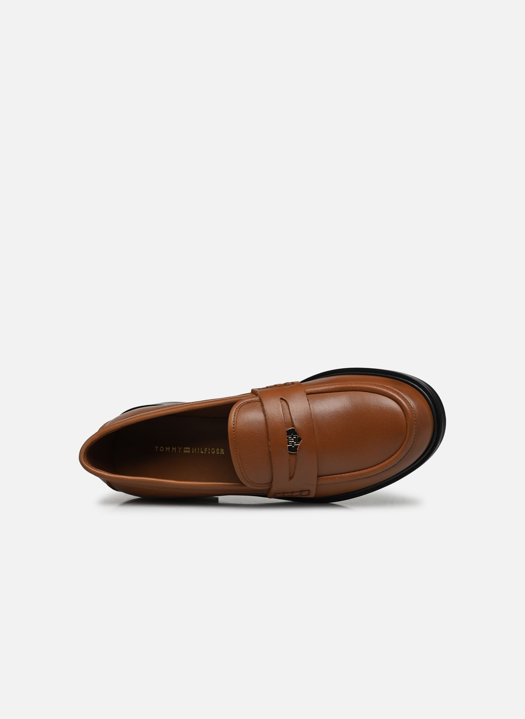 Loafer TH ICONIC LOAFER damen braun Tommy Hilfiger Loafer TH ICONIC LOAFER damen braun NATURAL COGNAC