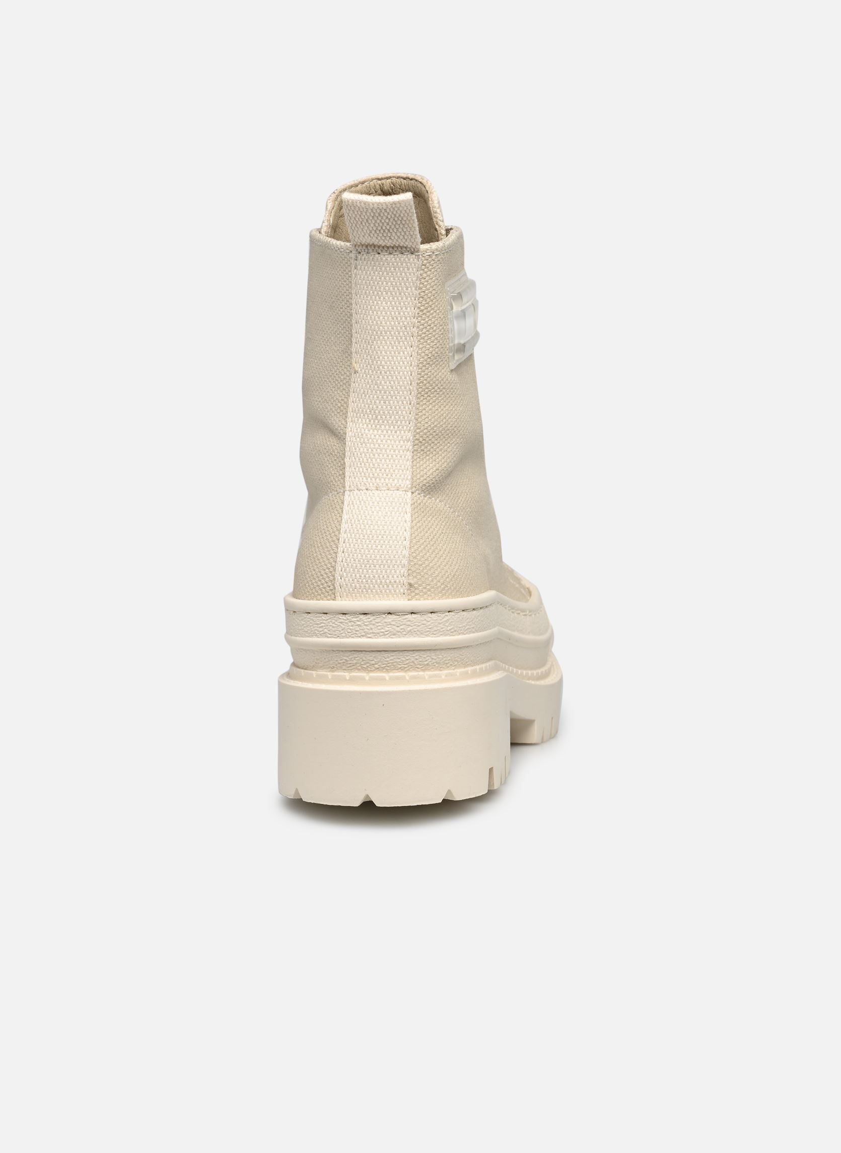 Geschnürte Stiefeletten TJW FOXING CANVAS BO damen weiß Tommy Hilfiger Geschnürte Stiefeletten TJW FOXING CANVAS BO damen weiß BLEACHED STONE