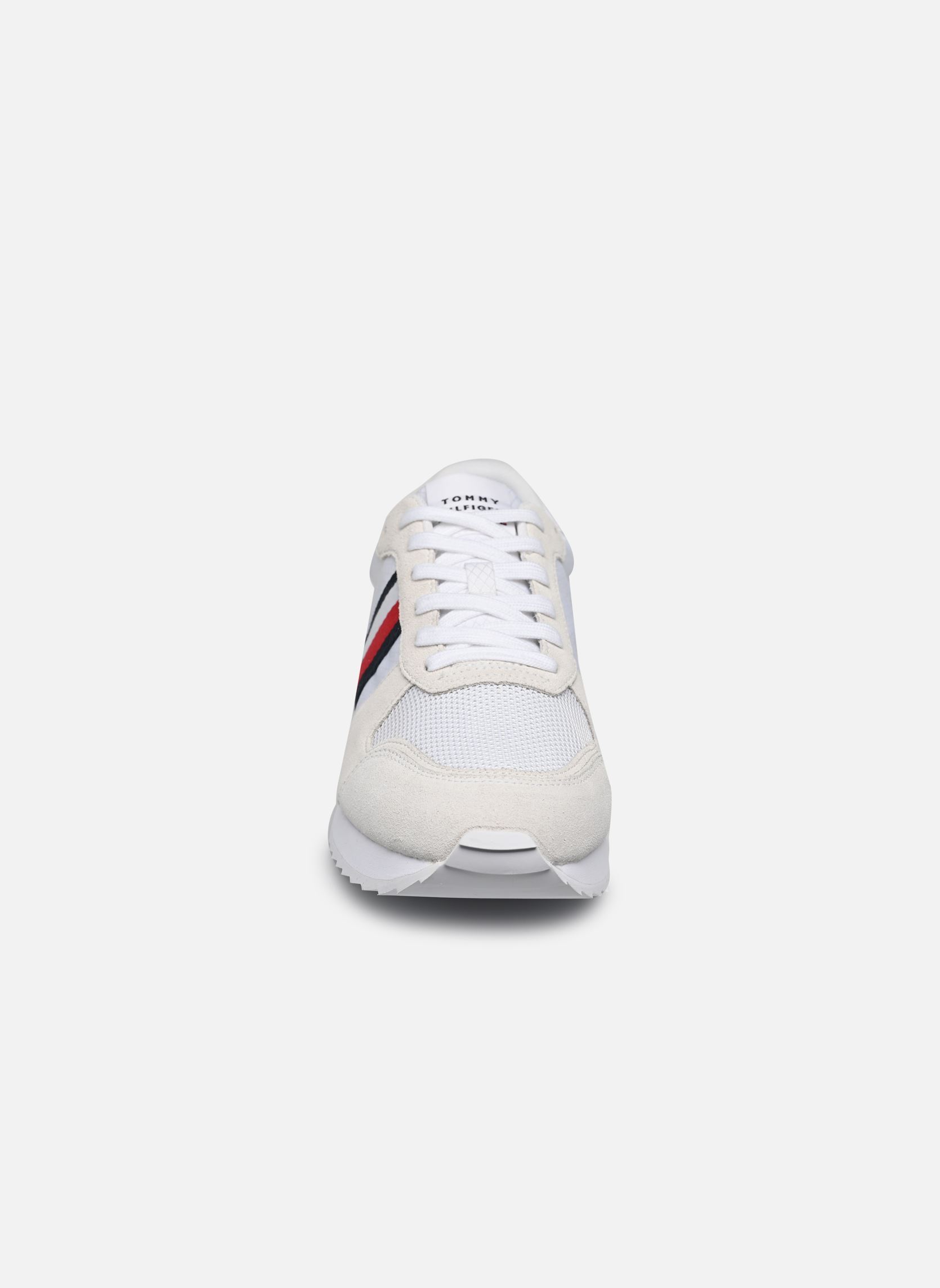Baskets RUNNER EVO MIX homme blanc Tommy Hilfiger Baskets RUNNER EVO MIX homme blanc WHITE