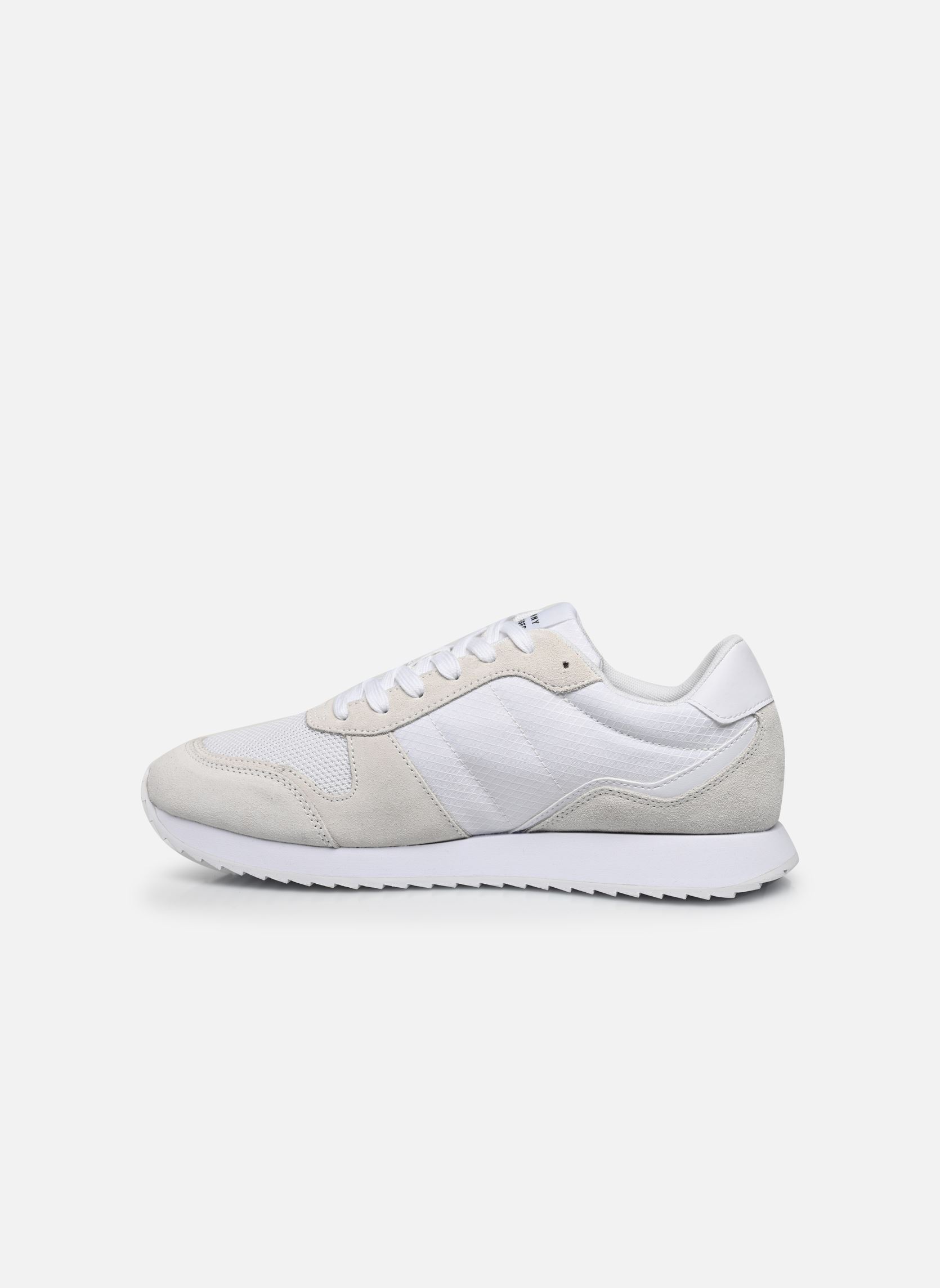 Baskets RUNNER EVO MIX homme blanc Tommy Hilfiger Baskets RUNNER EVO MIX homme blanc WHITE