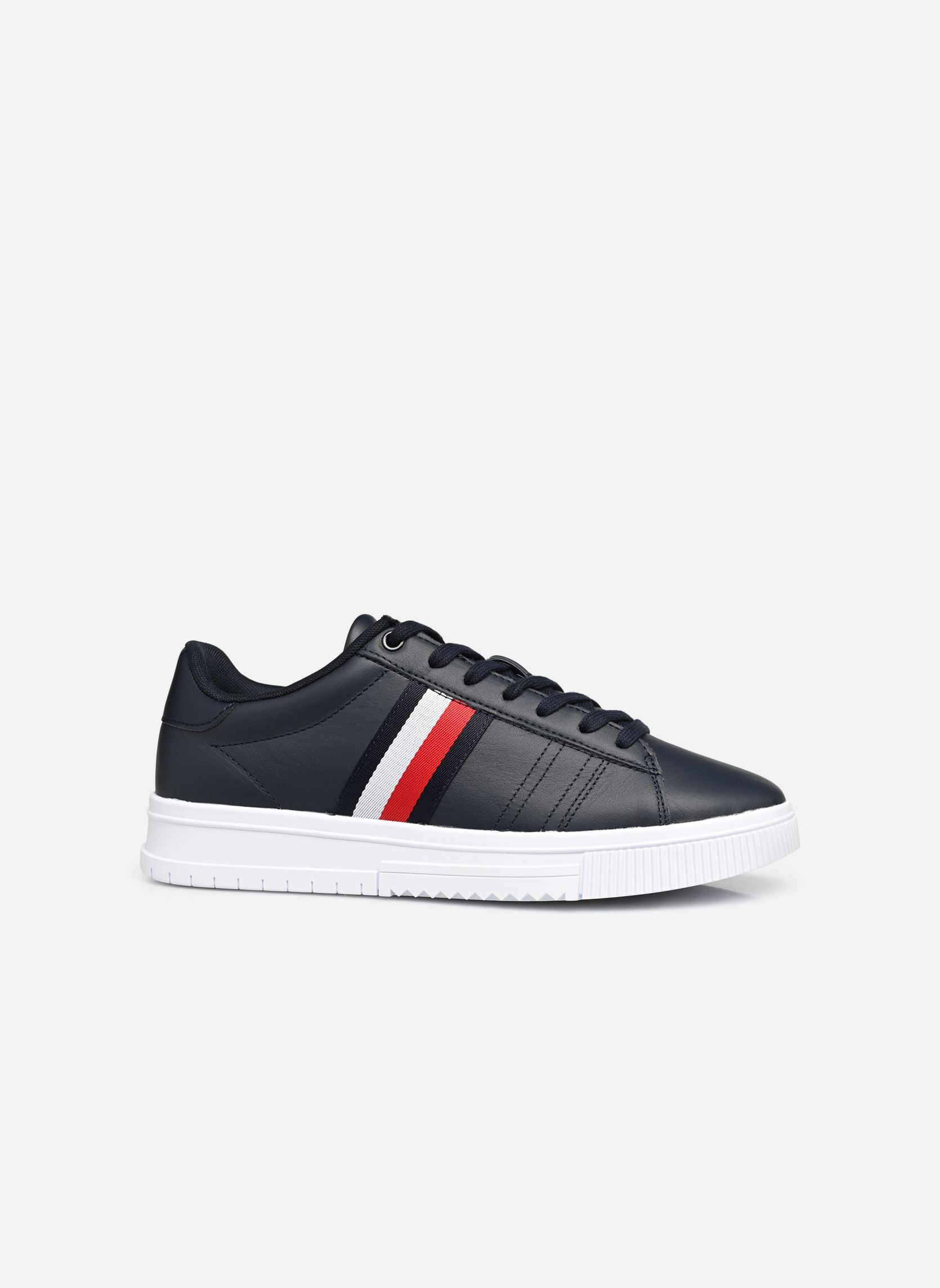 Baskets SUPERCUP LEATHER homme bleu Tommy Hilfiger Baskets SUPERCUP LEATHER homme bleu DESERT SKY