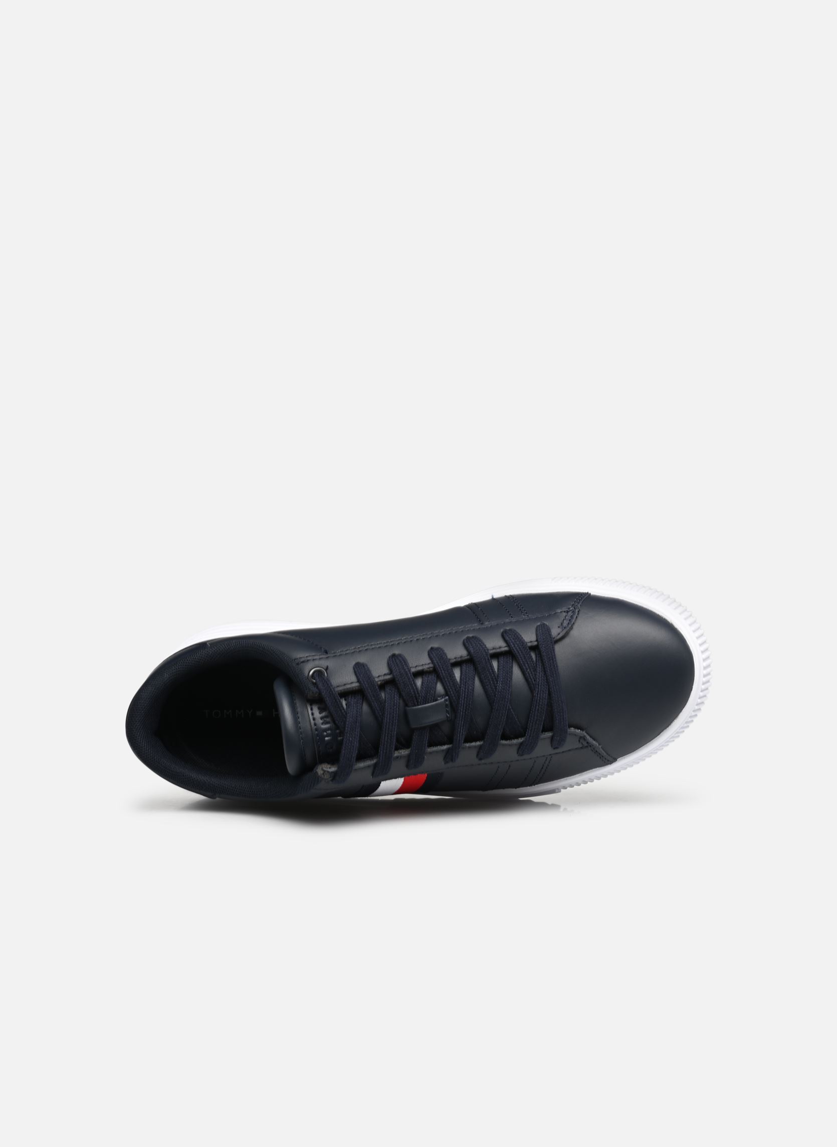 Baskets SUPERCUP LEATHER homme bleu Tommy Hilfiger Baskets SUPERCUP LEATHER homme bleu DESERT SKY