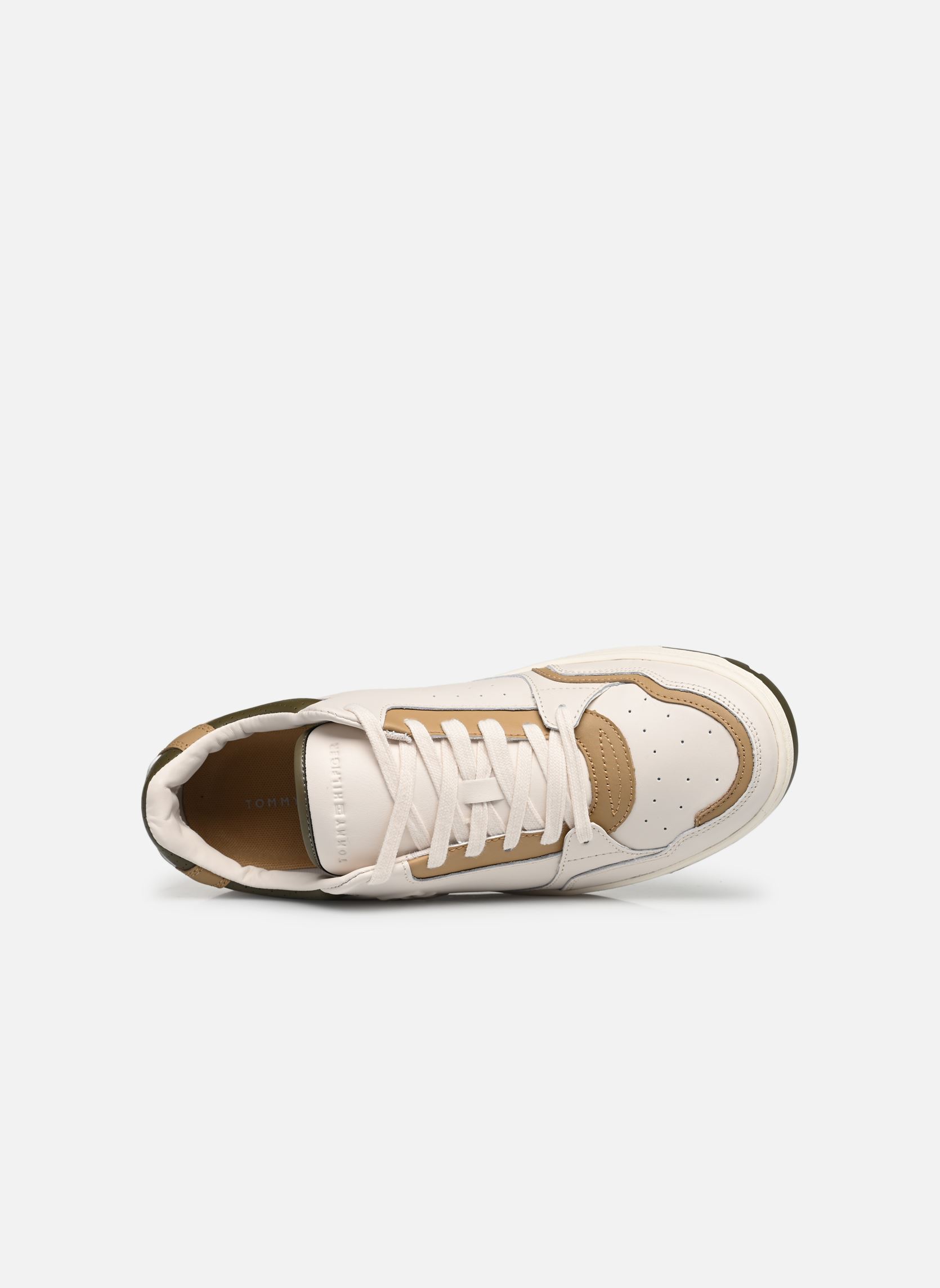 Baskets TH BASKET BEST homme vert Tommy Hilfiger Baskets TH BASKET BEST homme vert CLASSIC KHAKI