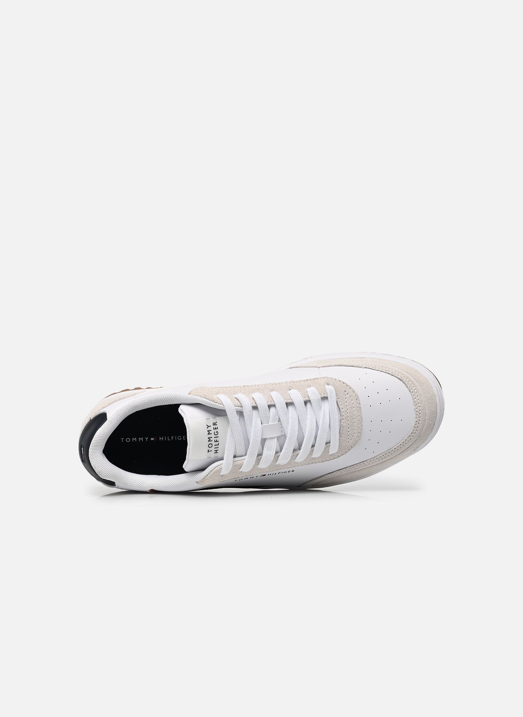 Sneaker TH BASKET CORE LEATH herren weiß Tommy Hilfiger Sneaker TH BASKET CORE LEATH herren weiß RWB