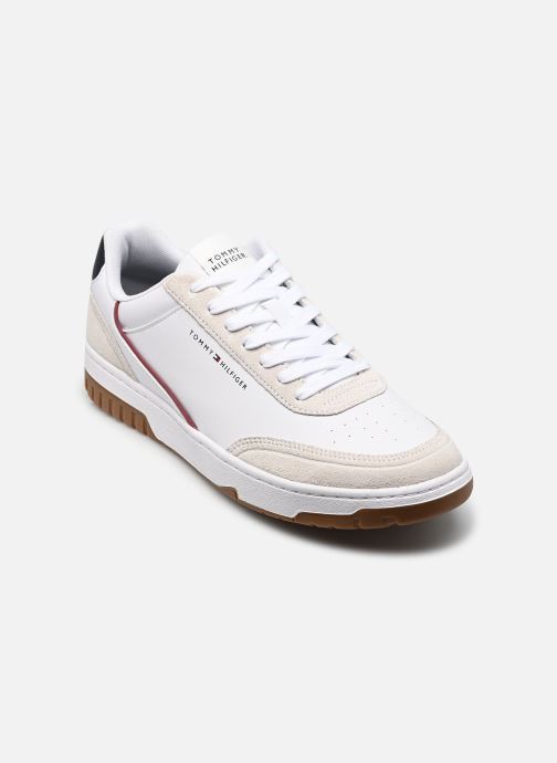 Tommy Hilfiger Sneakers TH BASKET CORE LEATH heren wit