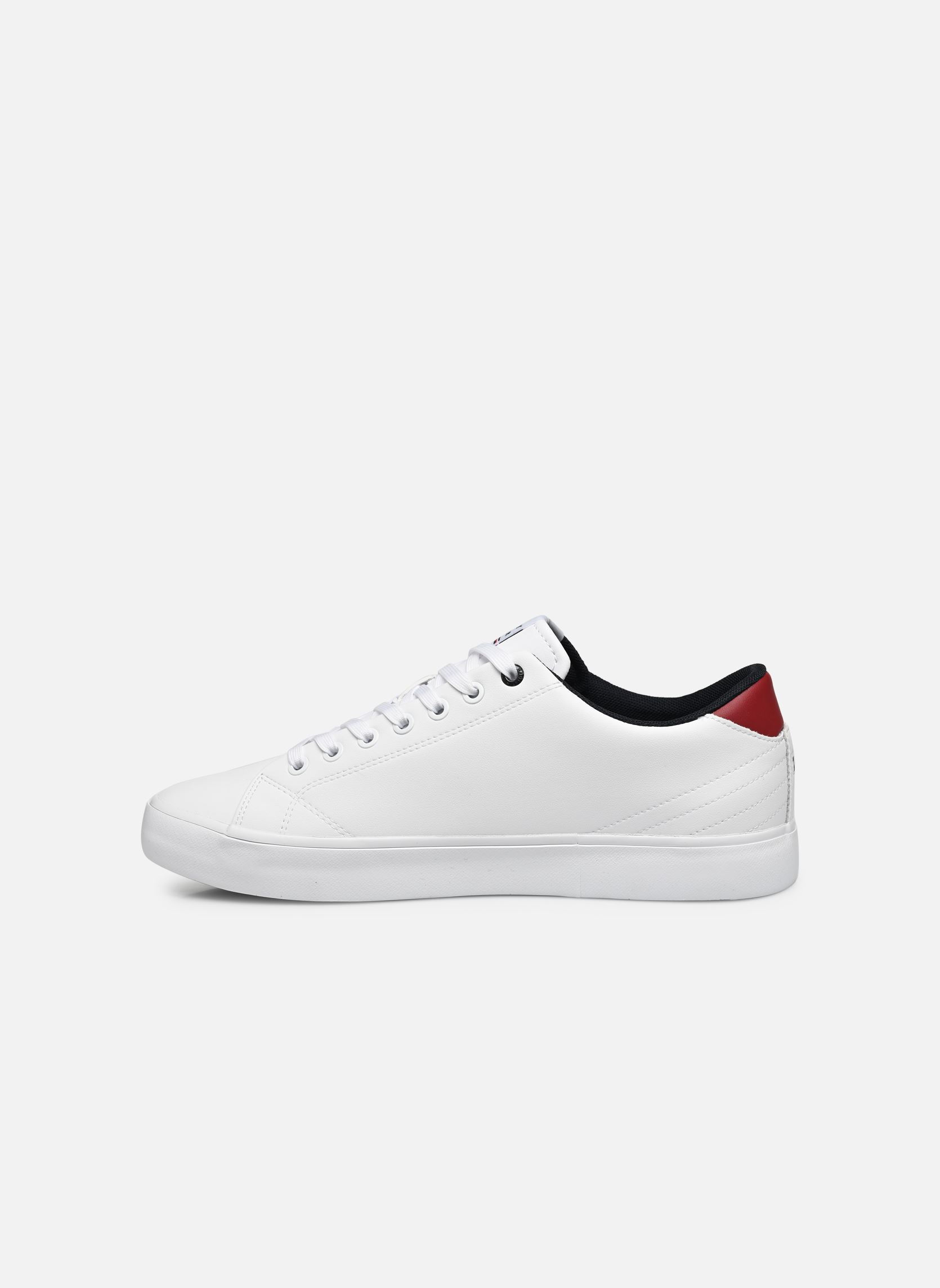 Baskets TH HI VULC CORE LOW homme blanc Tommy Hilfiger Baskets TH HI VULC CORE LOW homme blanc WHITE