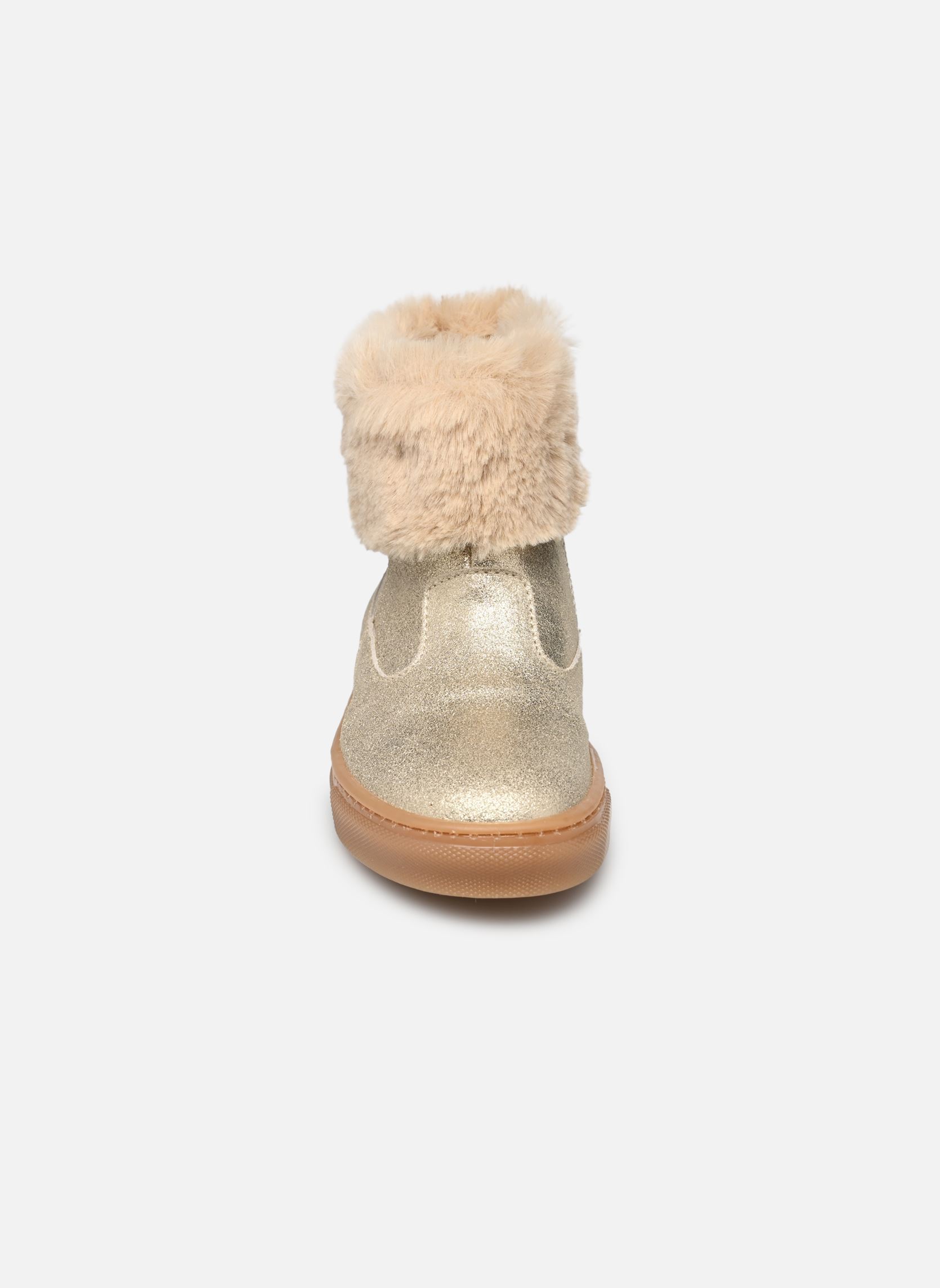 Bottes JOMOUTE fille or et bronze Rose et Martin Bottes JOMOUTE fille or et bronze Doré