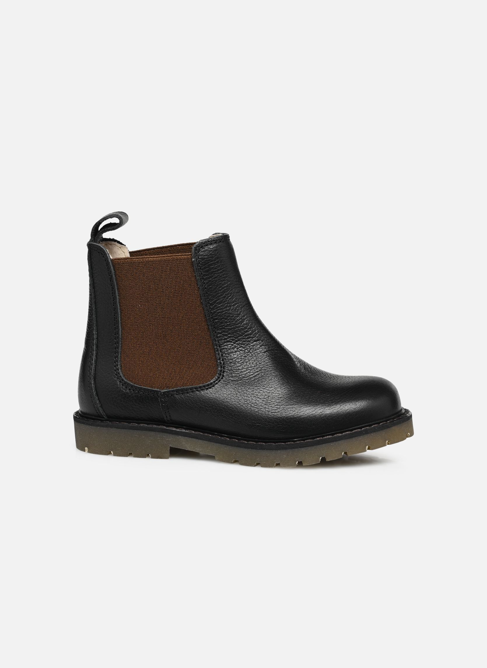 Bottines JOLOOP LEATHER garçon noir Rose et Martin Bottines JOLOOP LEATHER garçon noir Noir