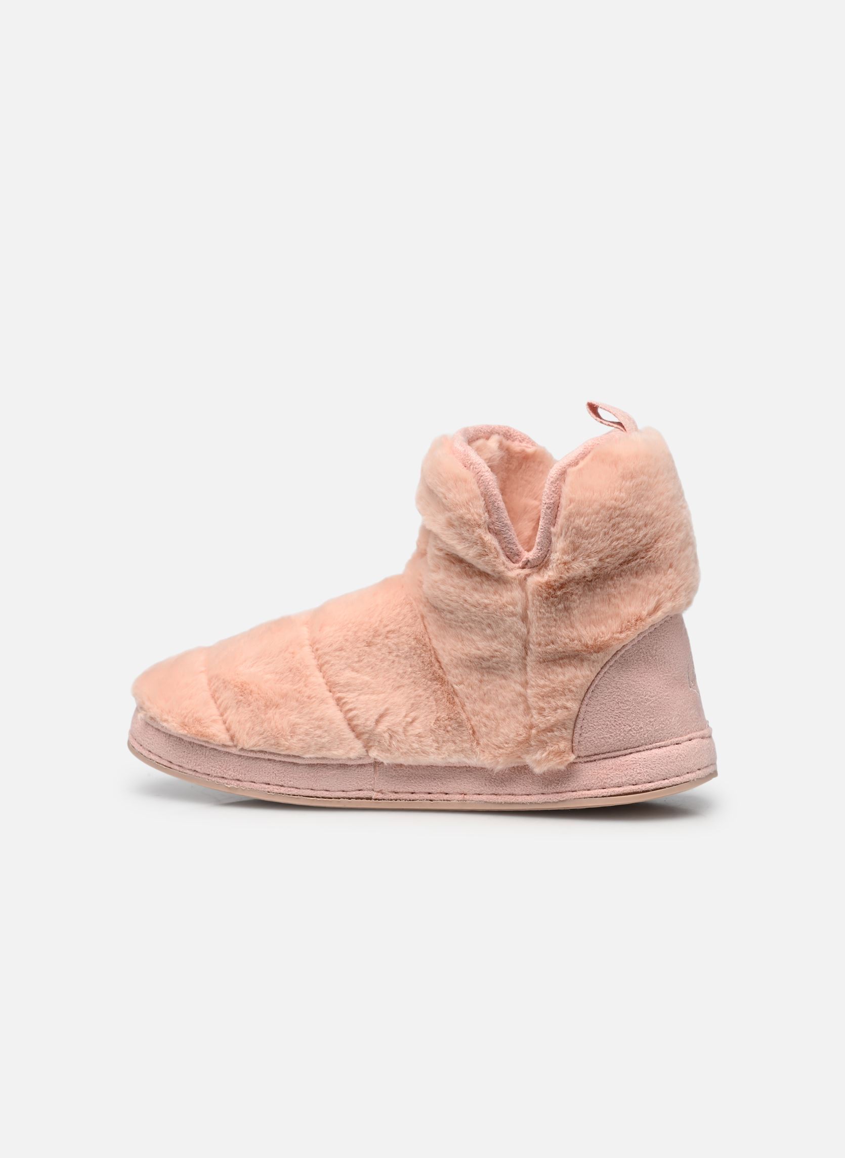 Chaussons montants Chaussons fourrure femme femme rose Sarenza Wear Chaussons montants Chaussons fourrure femme femme rose ROSE