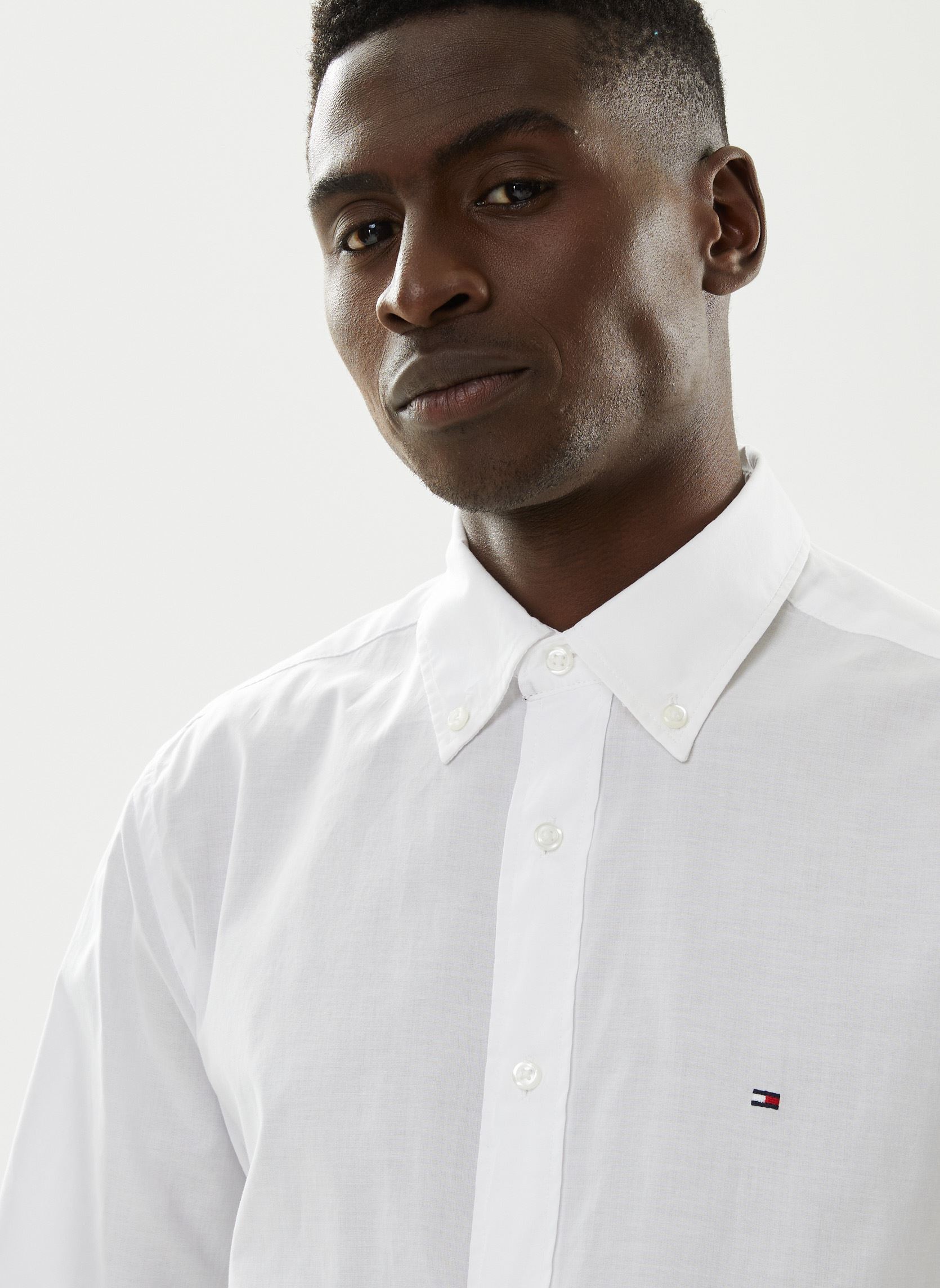 Hemden Core Flex Poplin Rf heren wit Tommy Hilfiger Hemden Core Flex Poplin Rf heren wit WHITE