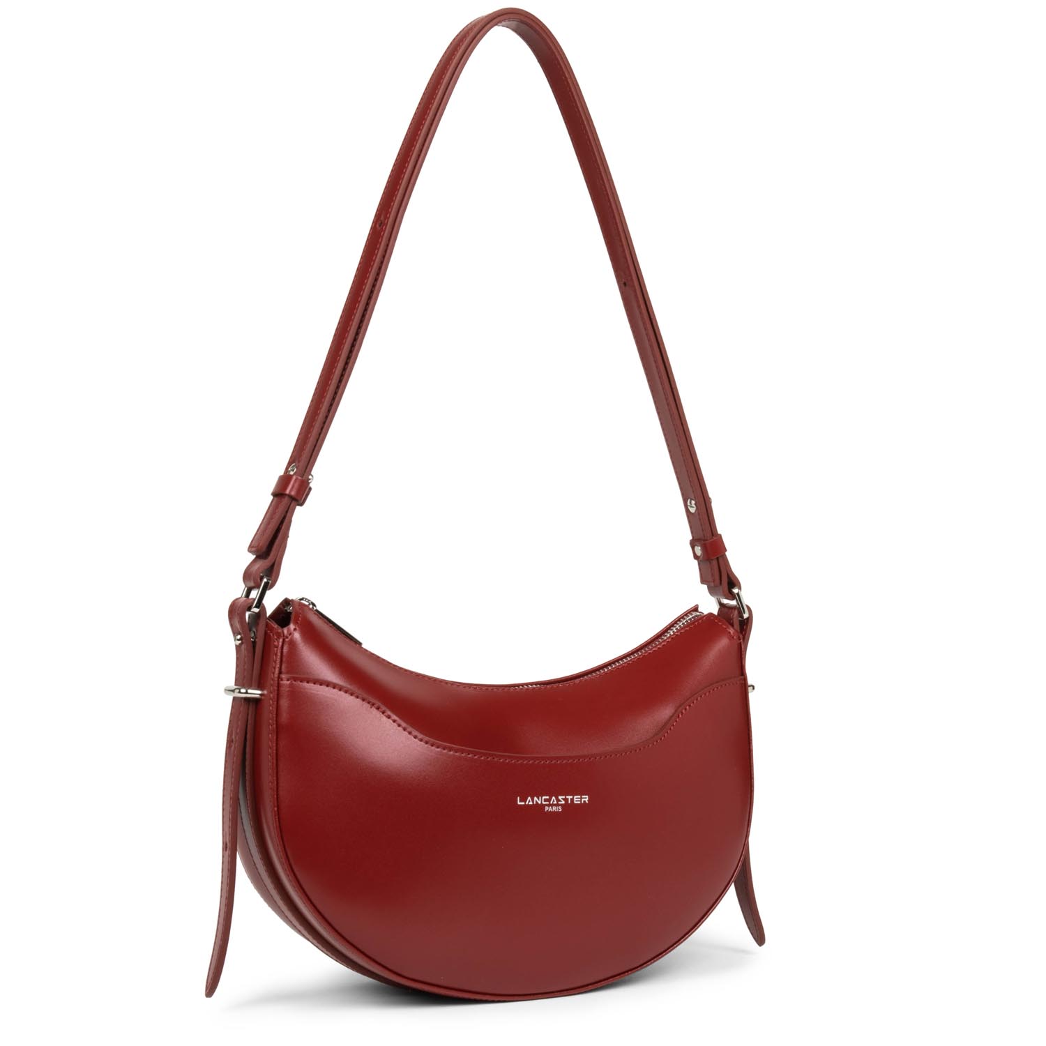 Sac Rouge Lancaster Sacs à main Sac demi lune - Suave Ace femme rouge | Sarenza ...