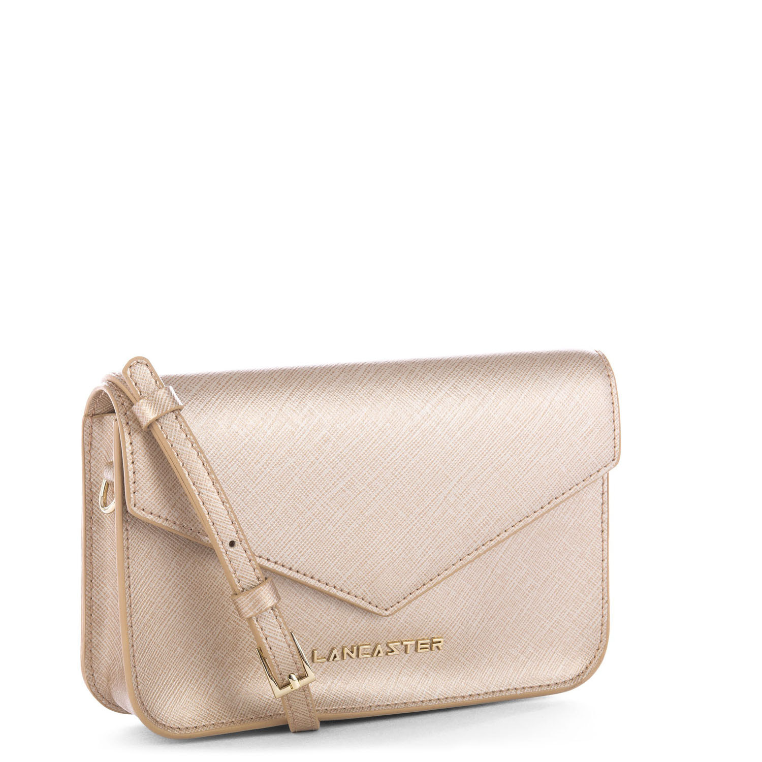 Sacs à main Saffiano Signature femme or et bronze Lancaster Sacs à main Saffiano Signature femme or et bronze Or