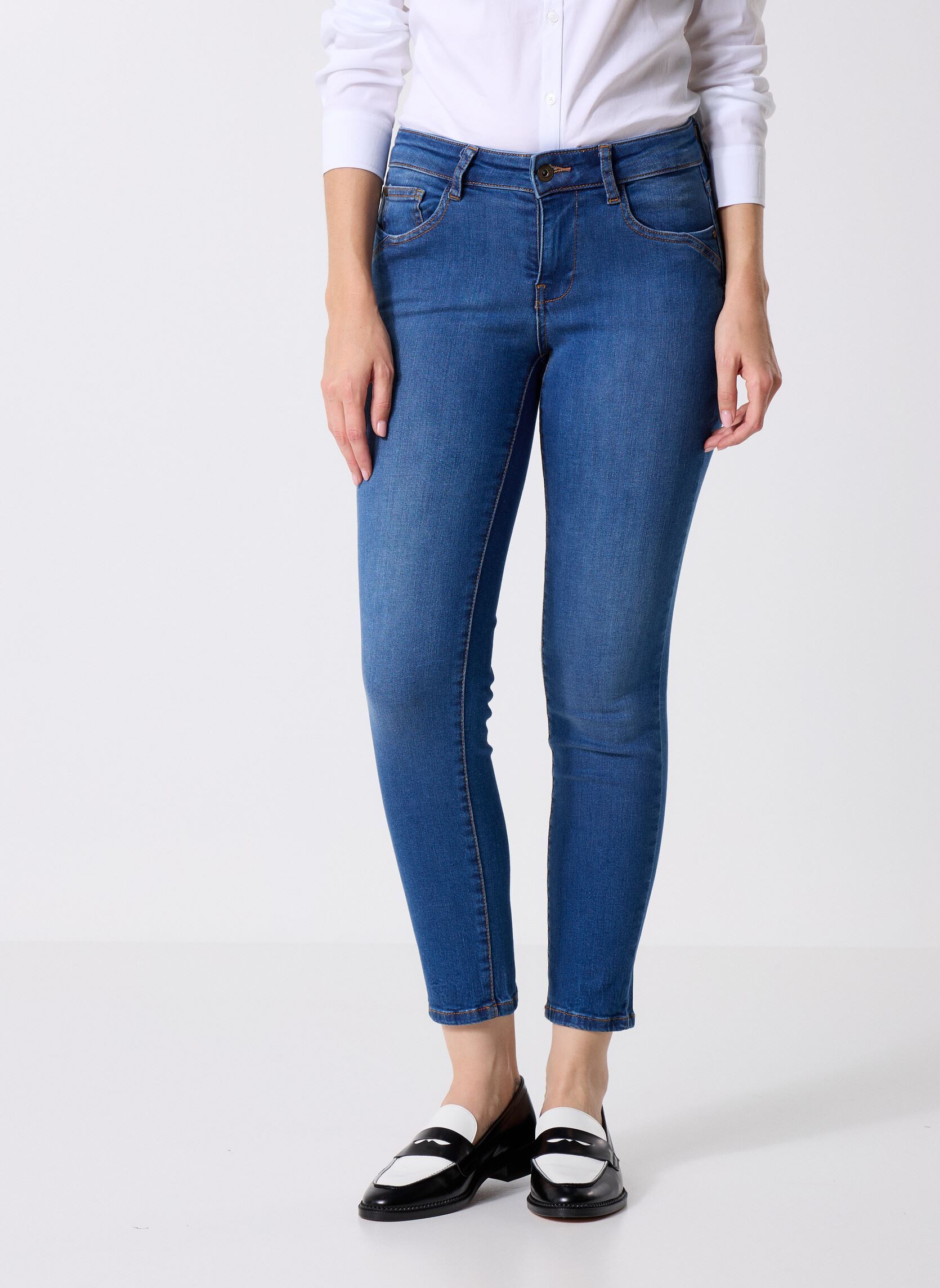 Jeans slim e skinny PALMIRRA jean donna blu Georgia Rose Jeans slim e skinny PALMIRRA jean donna blu STONE