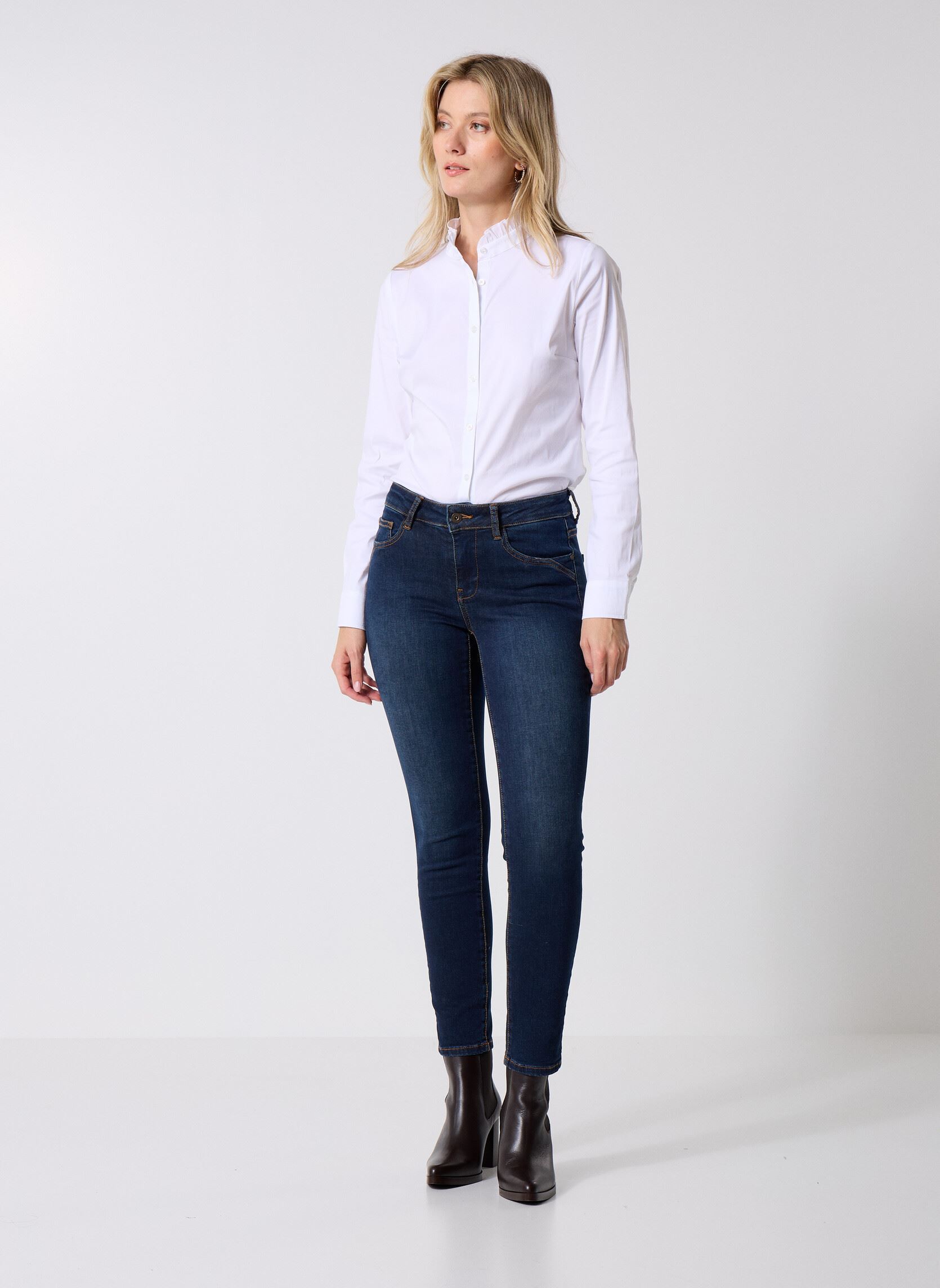 Jeans slim e skinny PALMIRRA jean donna blu Georgia Rose Jeans slim e skinny PALMIRRA jean donna blu DENIM BRUT