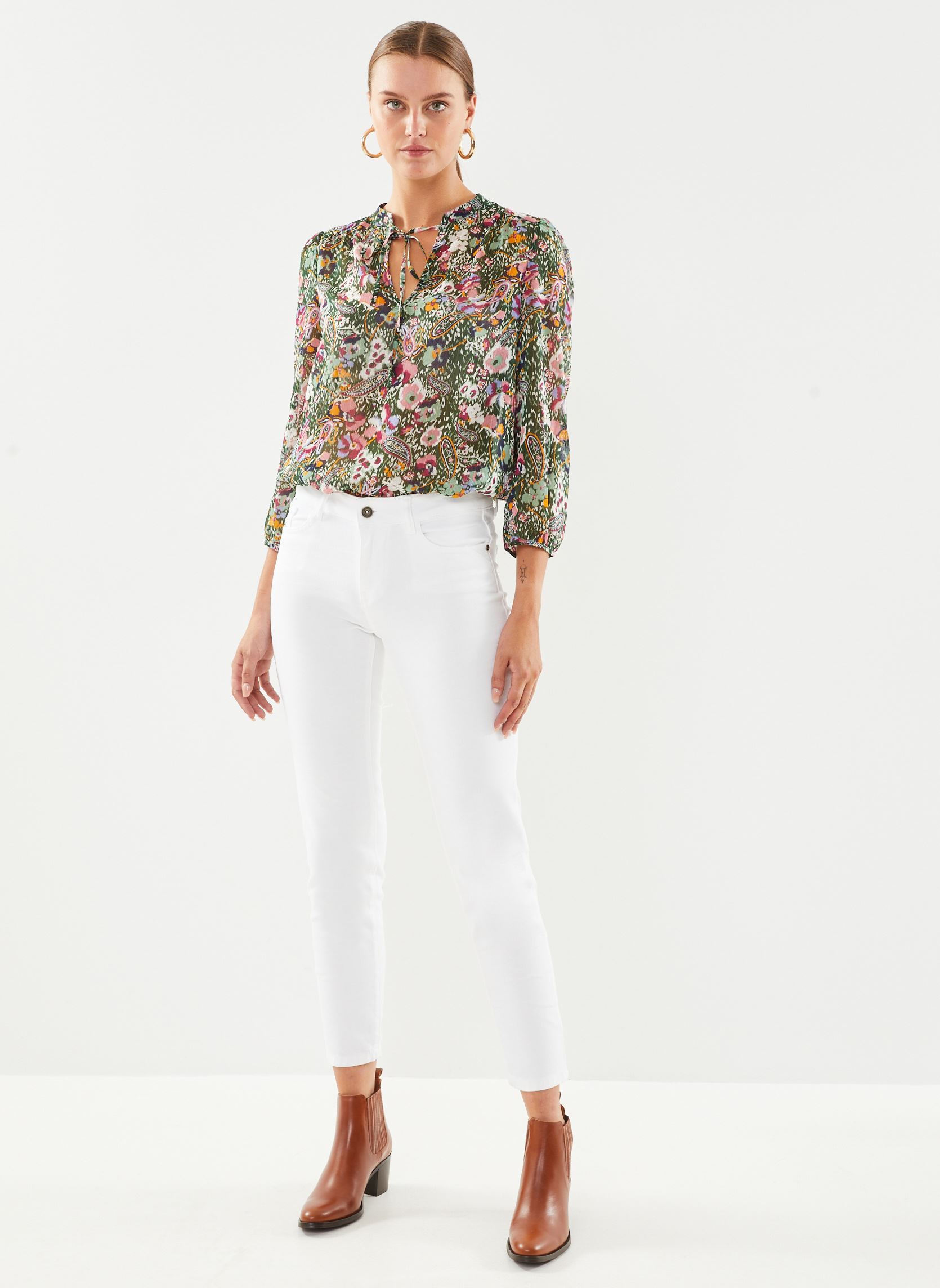 Jeans slim et skinny PALMIRRA jean femme blanc Georgia Rose Jeans slim et skinny PALMIRRA jean femme blanc DENIM OFF WHITE