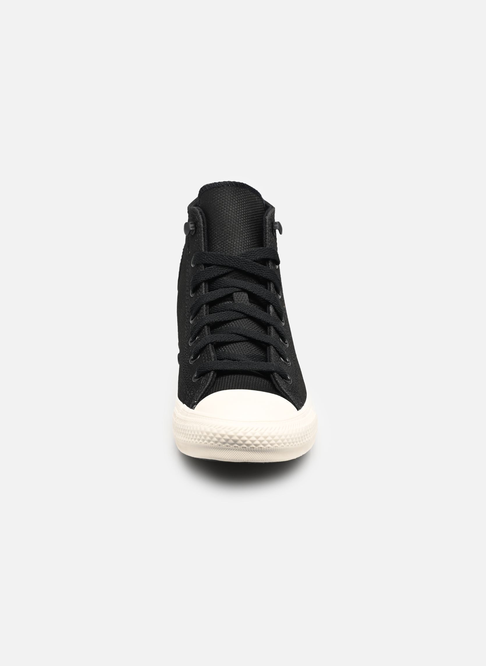 Sneaker Chuck Taylor All Star Leather Hi J mädchen schwarz Converse Sneaker Chuck Taylor All Star Leather Hi J mädchen schwarz Black/Cold Stare/Egret