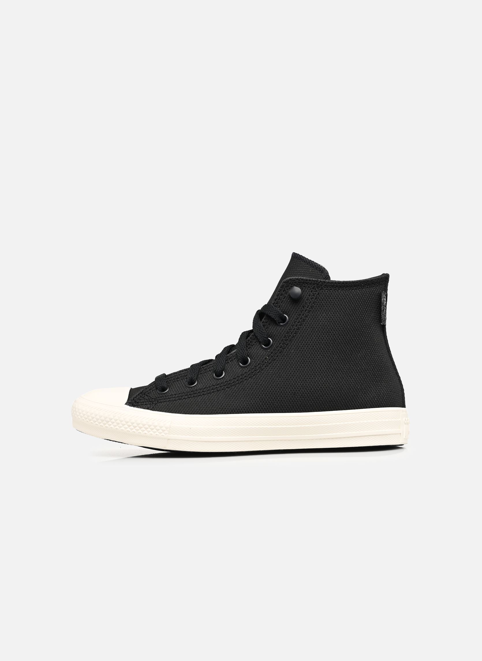 Sneaker Chuck Taylor All Star Leather Hi J mädchen schwarz Converse Sneaker Chuck Taylor All Star Leather Hi J mädchen schwarz Black/Cold Stare/Egret
