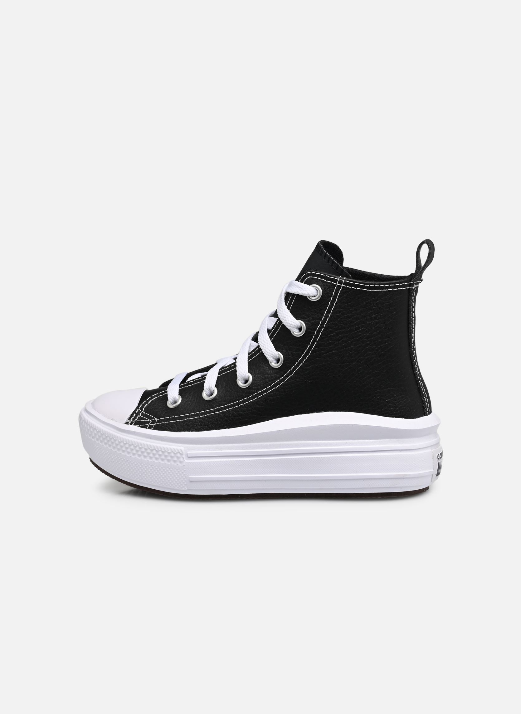 Baskets basses Chuck Taylor All Star Move Leather Hi C fille noir Converse Baskets basses Chuck Taylor All Star Move Leather Hi C fille noir BLACK/BLACK/WHITE