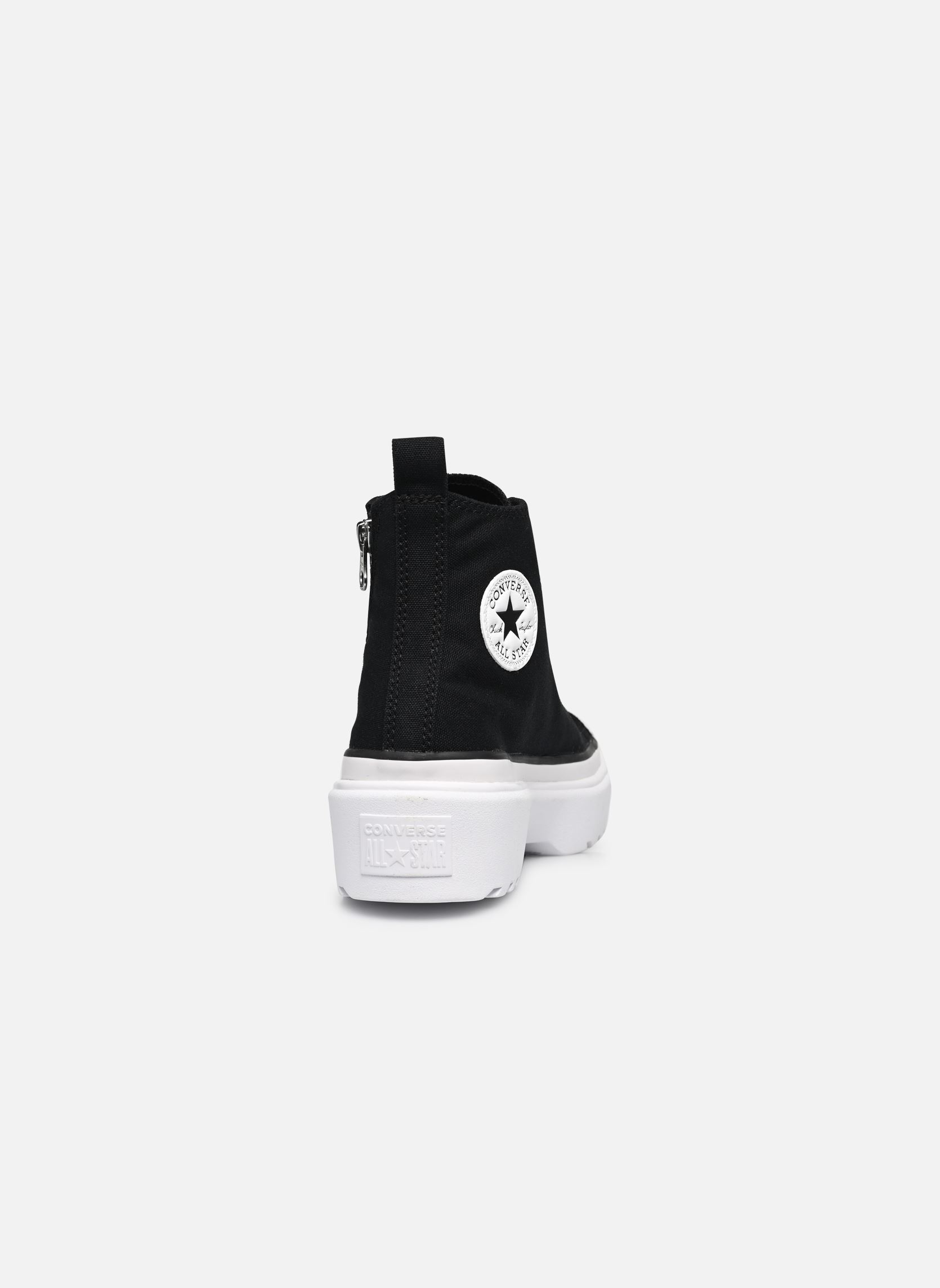 Baskets hautes Chuck Taylor All Star Lugged Lift Canvas fille noir Converse Baskets hautes Chuck Taylor All Star Lugged Lift Canvas fille noir Black/black/white