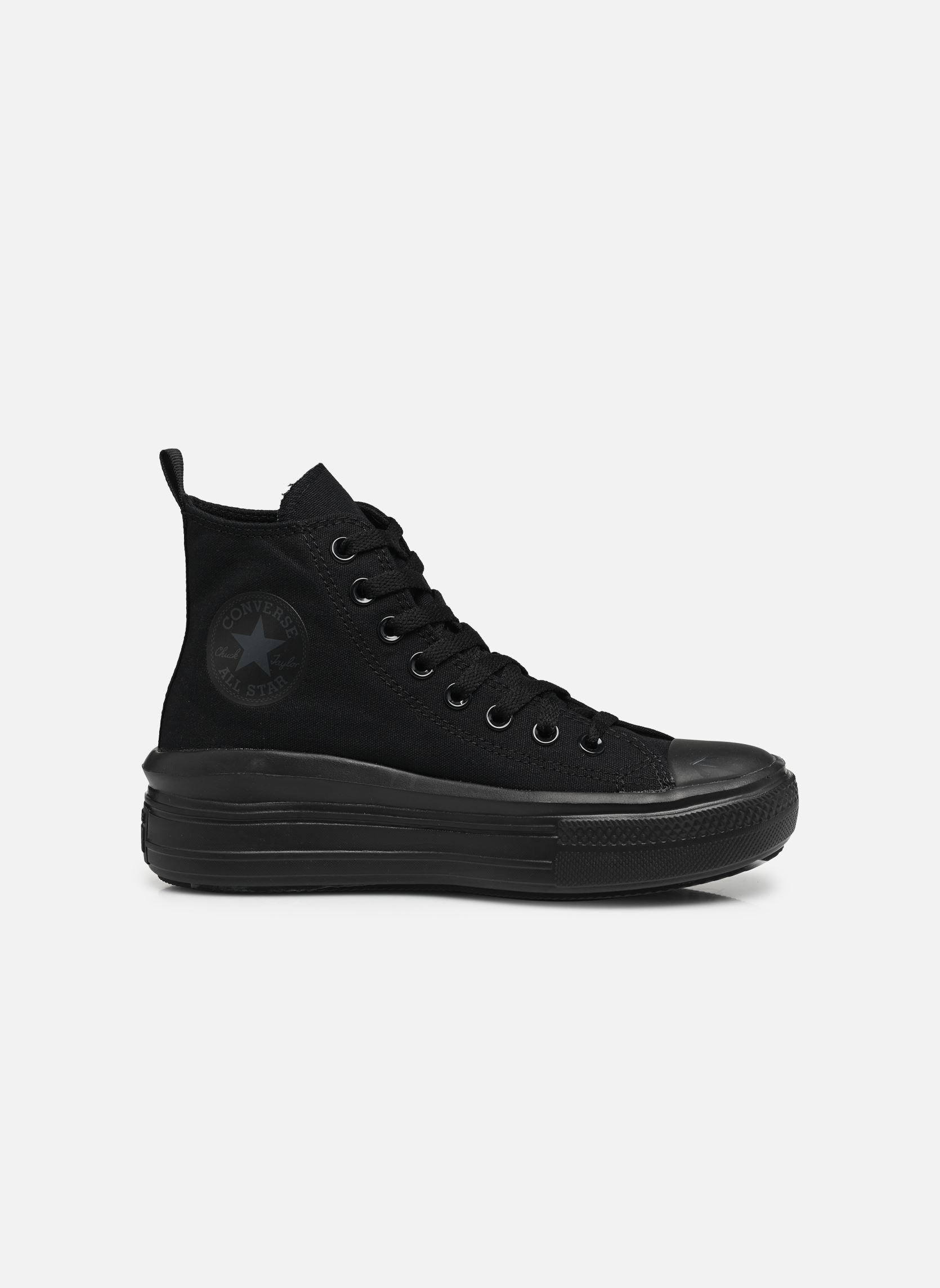 Knöchelhohe Sneaker Chuck Taylor All Star Move Canvas Hi J schwarz Converse Knöchelhohe Sneaker Chuck Taylor All Star Move Canvas Hi J schwarz Black/Black/Dk Smoke Grey
