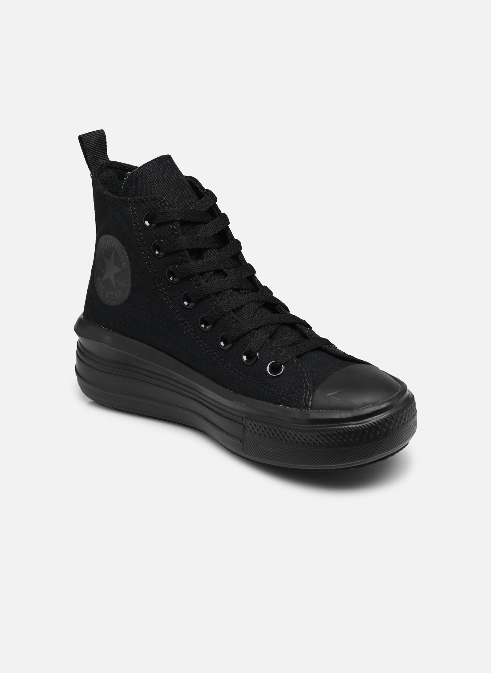 Knöchelhohe Sneaker Chuck Taylor All Star Move Canvas Hi J schwarz Converse Knöchelhohe Sneaker Chuck Taylor All Star Move Canvas Hi J schwarz Black/Black/Dk Smoke Grey