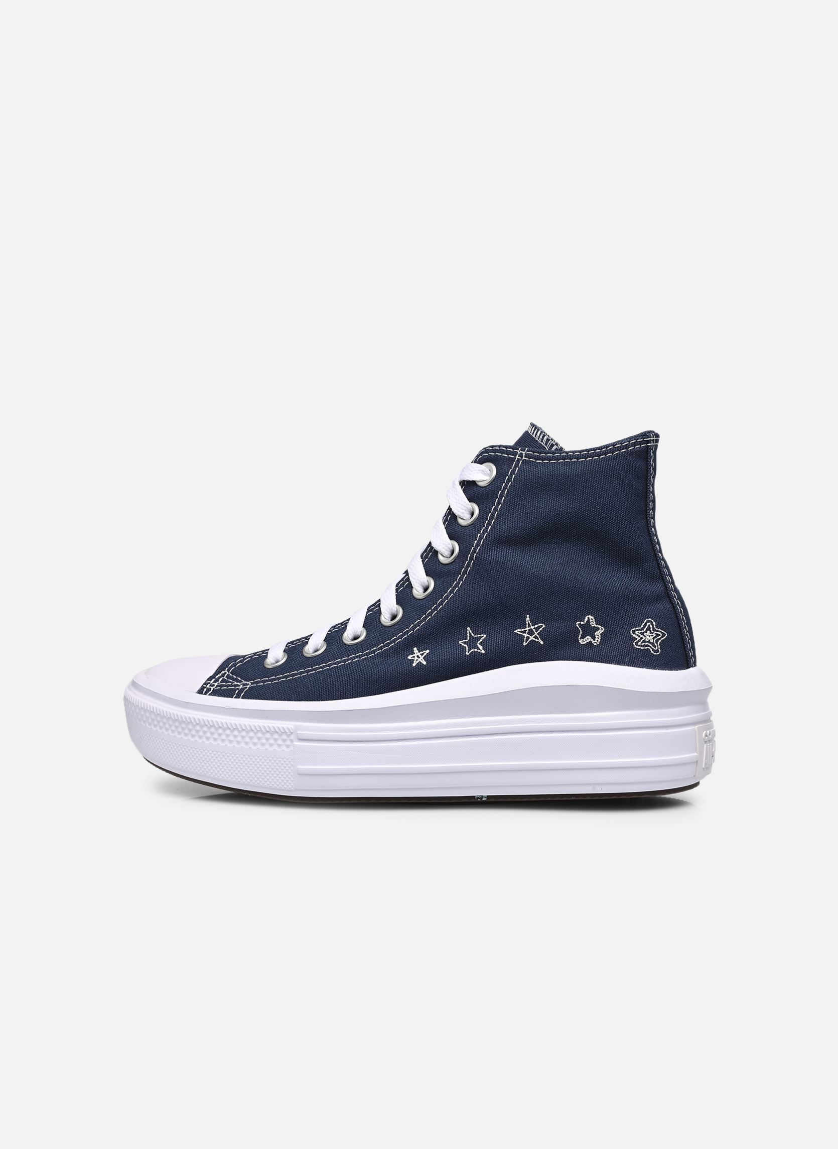 Knöchelhohe Sneaker Chuck Taylor All Star Move Canvas Hi C blau Converse Knöchelhohe Sneaker Chuck Taylor All Star Move Canvas Hi C blau NAVY/NAVY/WHITE