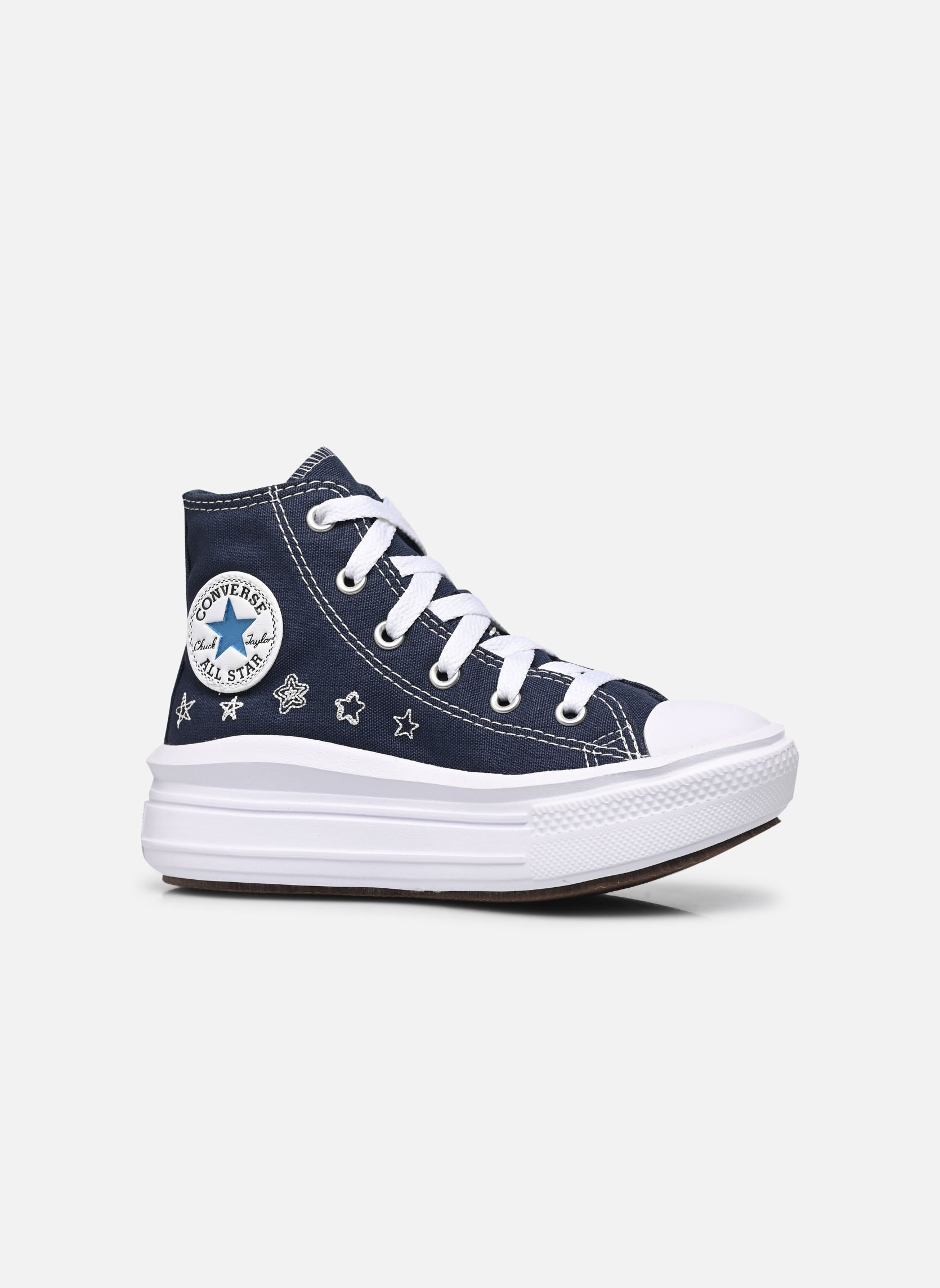Hoge sneakers Chuck Taylor All Star Move Canvas Hi C blauw Converse Hoge sneakers Chuck Taylor All Star Move Canvas Hi C blauw NAVY/NAVY/WHITE 2