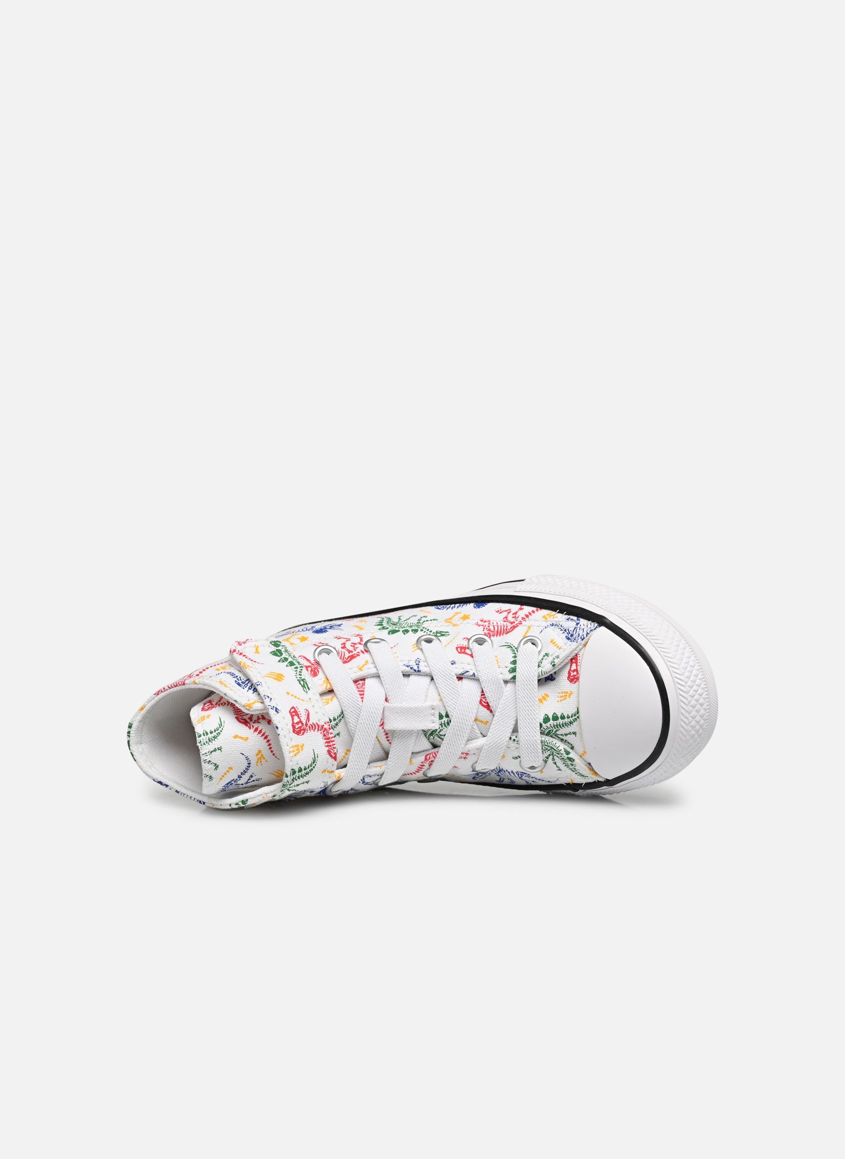 Zapatillas altas Chuck Taylor All Star 1V Canvas Dinos Hi blanco Converse Zapatillas altas Chuck Taylor All Star 1V Canvas Dinos Hi blanco WHITE/RED/GREEN