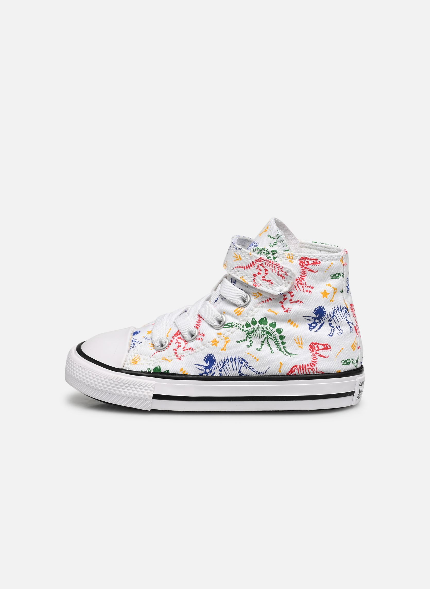 Baskets hautes Chuck Taylor All Star 1V Canvas Dinos Hi blanc Converse Baskets hautes Chuck Taylor All Star 1V Canvas Dinos Hi blanc White/Red/Green