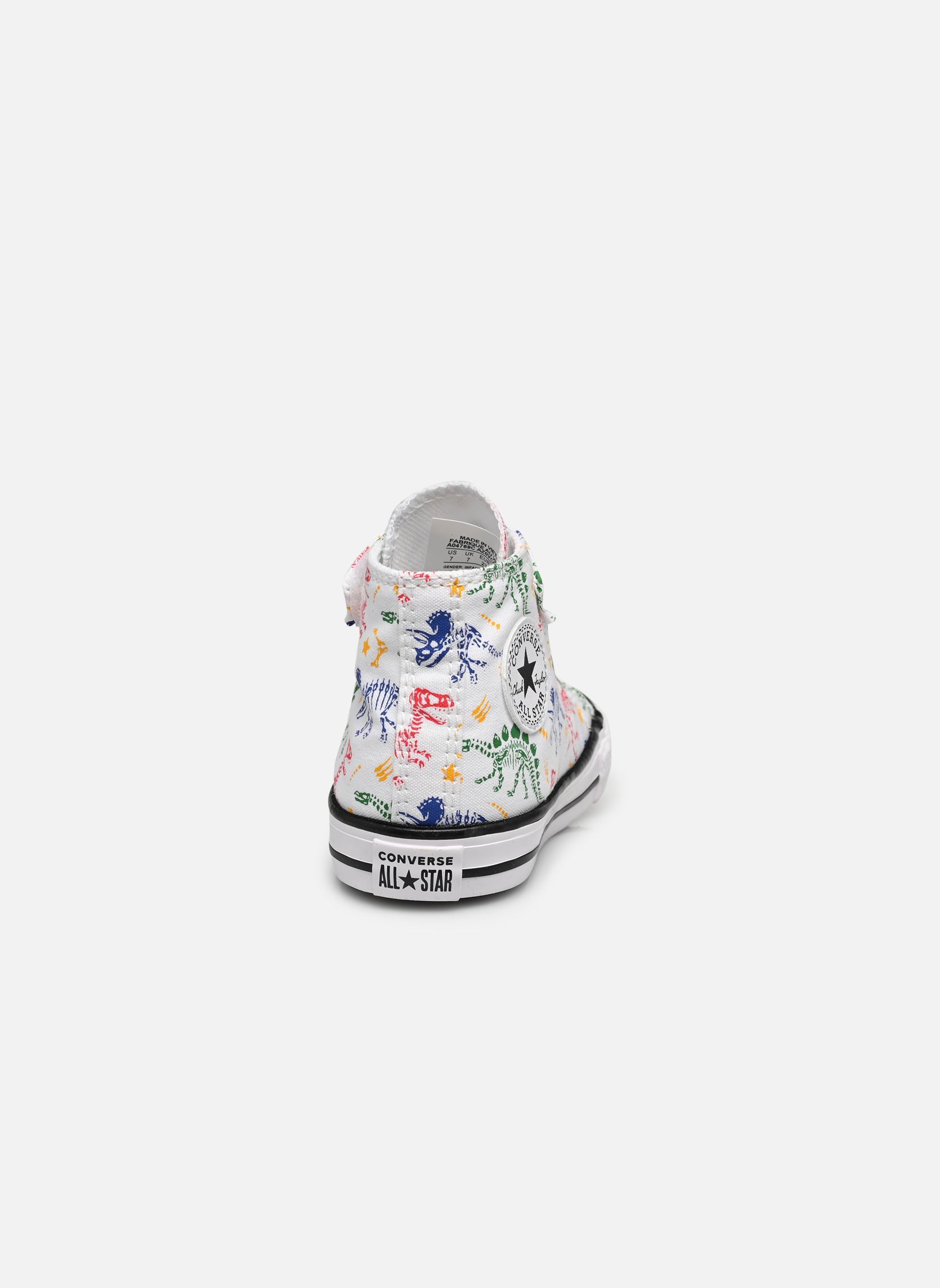 Baskets hautes Chuck Taylor All Star 1V Canvas Dinos Hi blanc Converse Baskets hautes Chuck Taylor All Star 1V Canvas Dinos Hi blanc White/Red/Green
