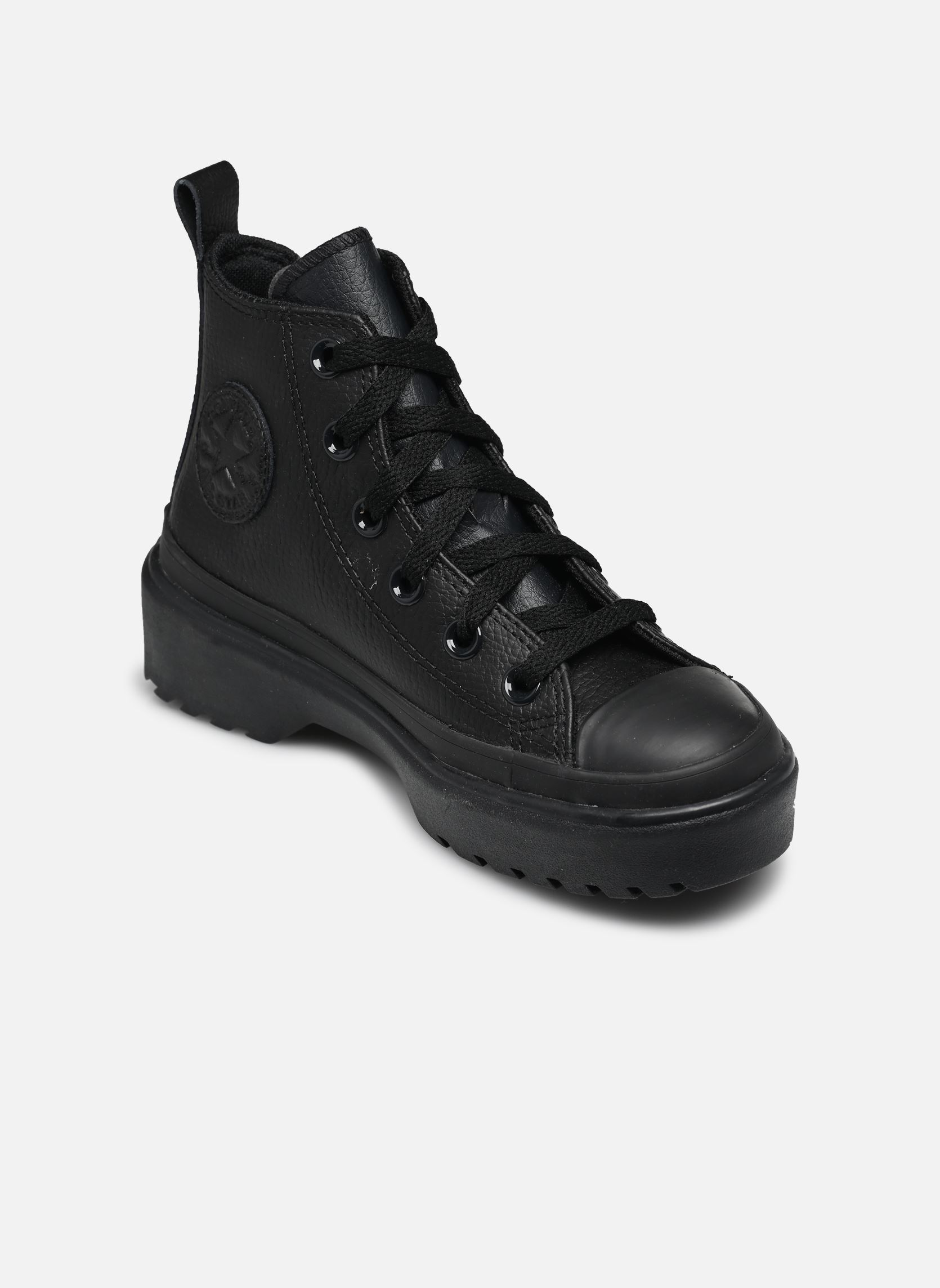 Baskets Chuck Taylor All Star Lugged Lift Leathe fille noir Converse Baskets Chuck Taylor All Star Lugged Lift Leathe fille noir BLACK/BLACK/BLACK