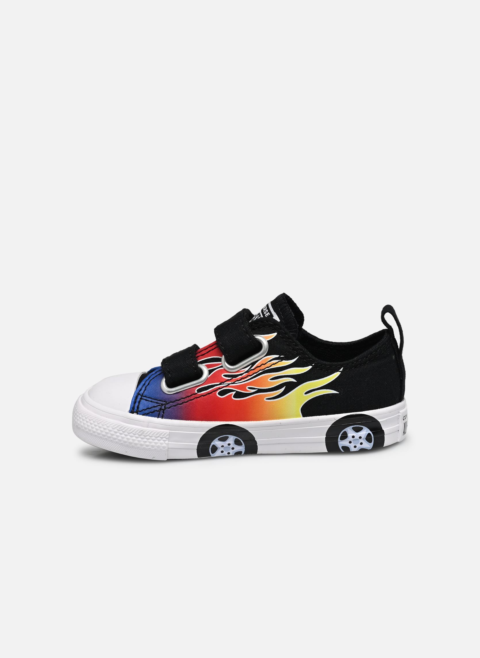 Baskets basses Chuck Taylor All Star 2V Canvas Cars Ox noir Converse Baskets basses Chuck Taylor All Star 2V Canvas Cars Ox noir BLACK/BLACK/WHITE