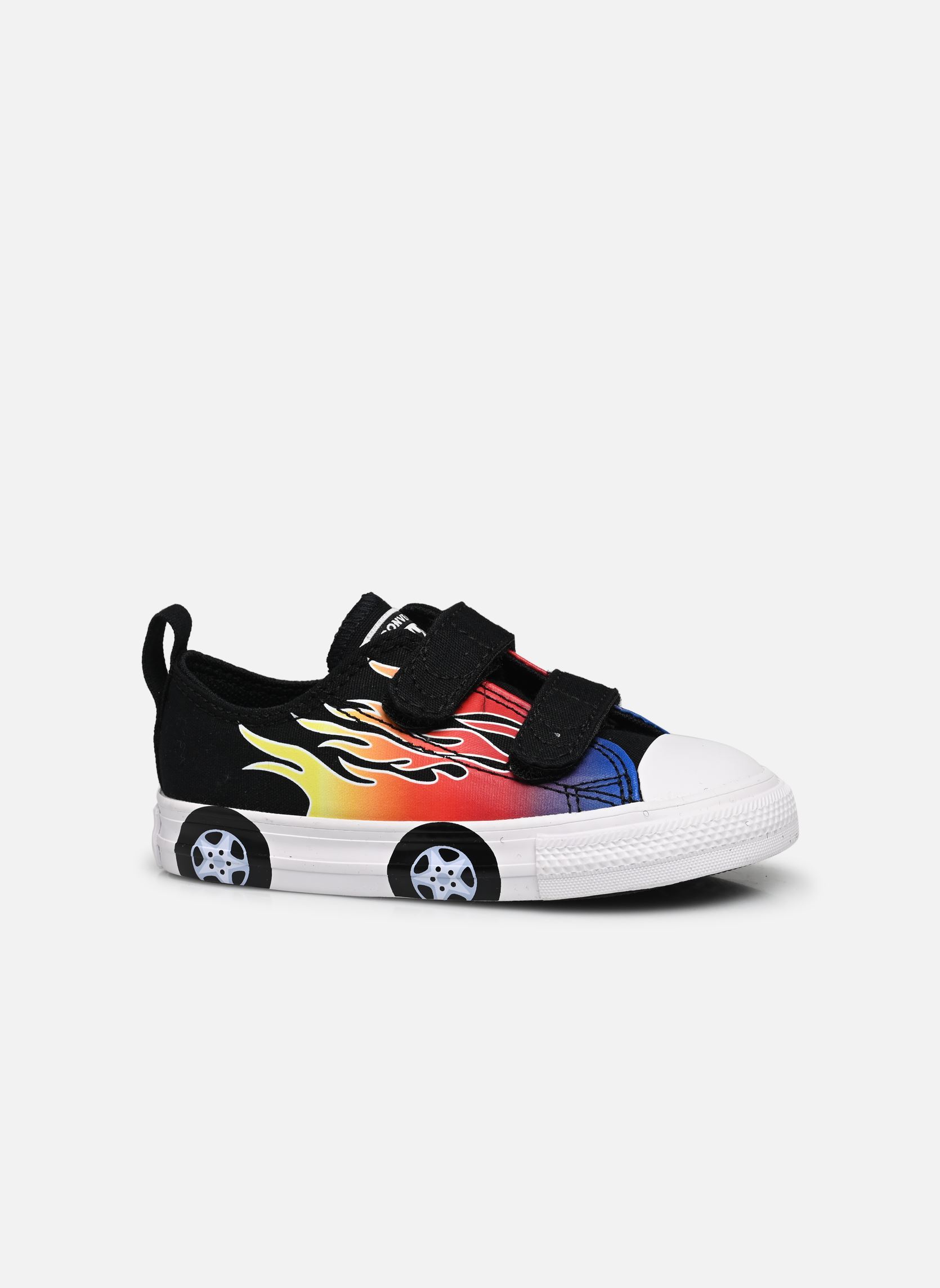 Baskets basses Chuck Taylor All Star 2V Canvas Cars Ox noir Converse Baskets basses Chuck Taylor All Star 2V Canvas Cars Ox noir BLACK/BLACK/WHITE