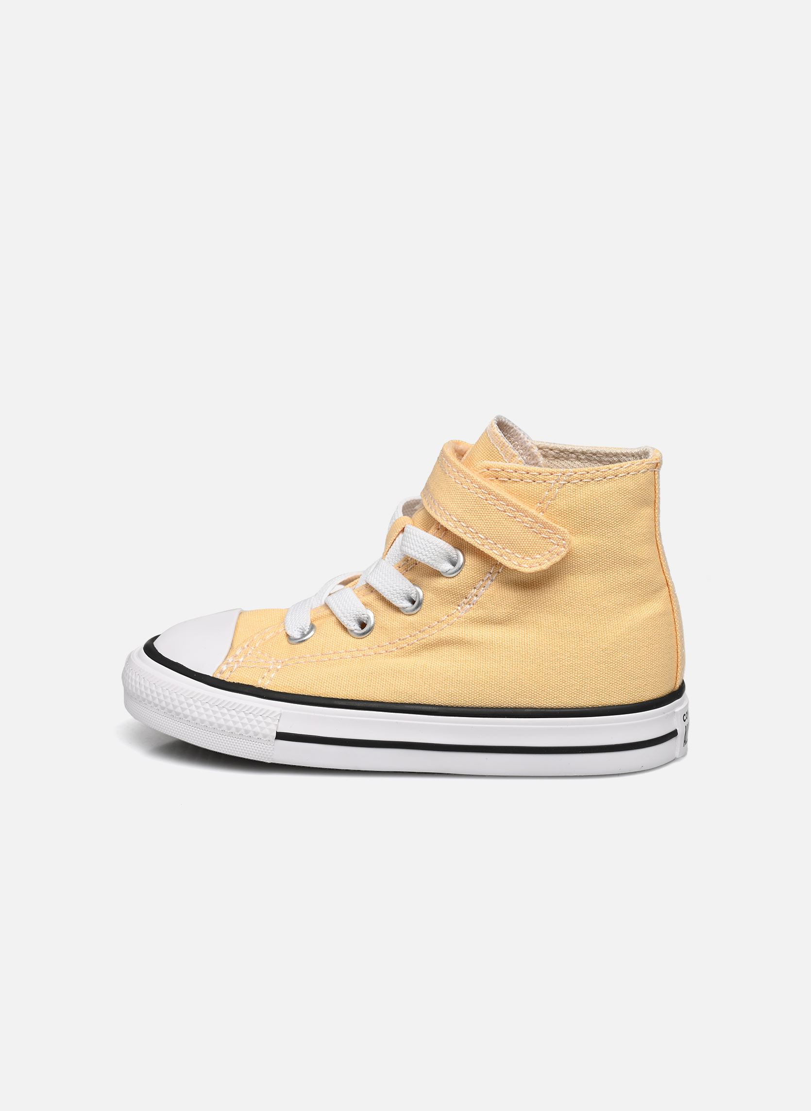 Baskets hautes Chuck Taylor All Star 1V Canvas Seasonal jaune Converse Baskets hautes Chuck Taylor All Star 1V Canvas Seasonal jaune MUSTARD