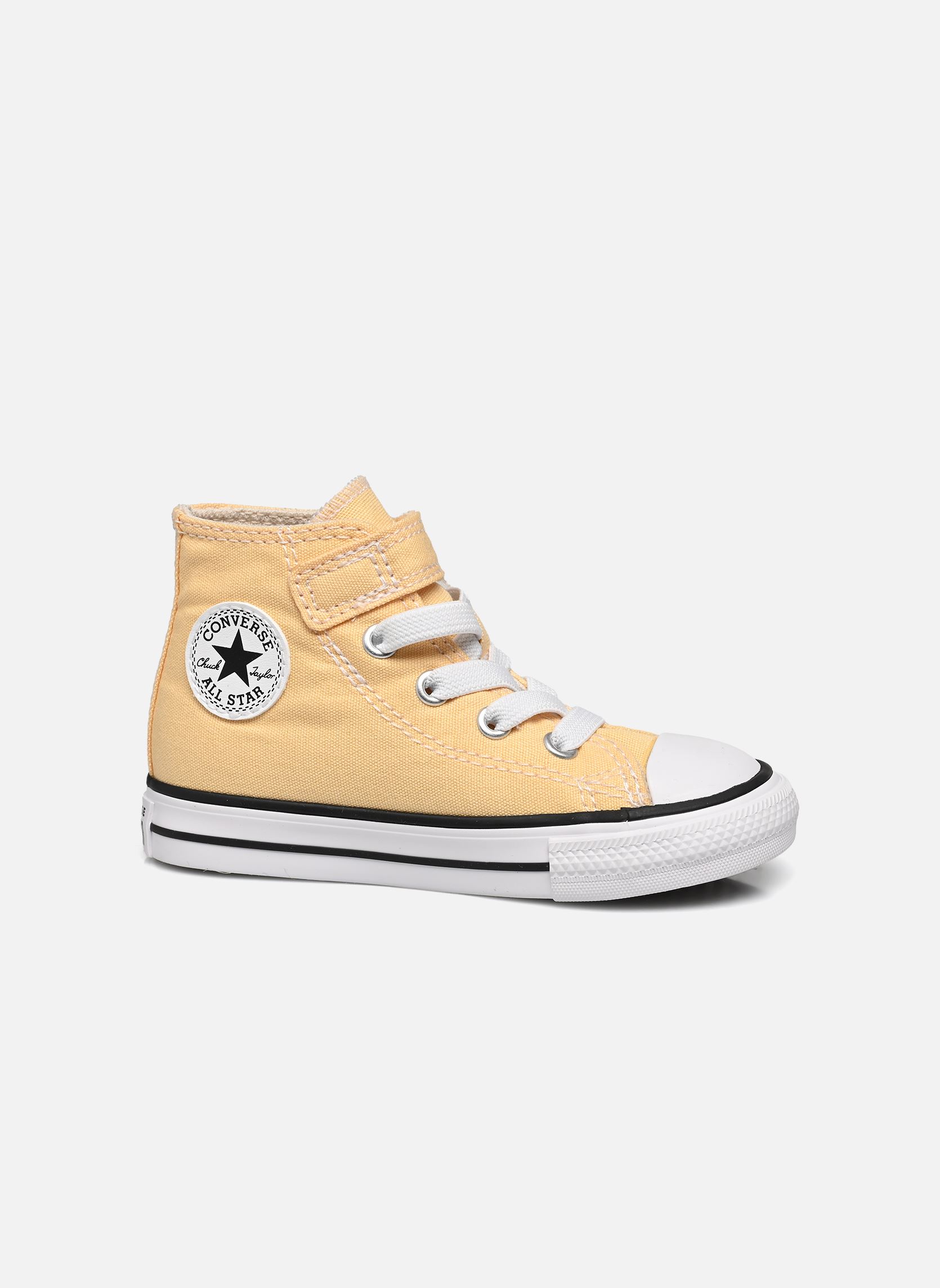 Baskets hautes Chuck Taylor All Star 1V Canvas Seasonal jaune Converse Baskets hautes Chuck Taylor All Star 1V Canvas Seasonal jaune MUSTARD