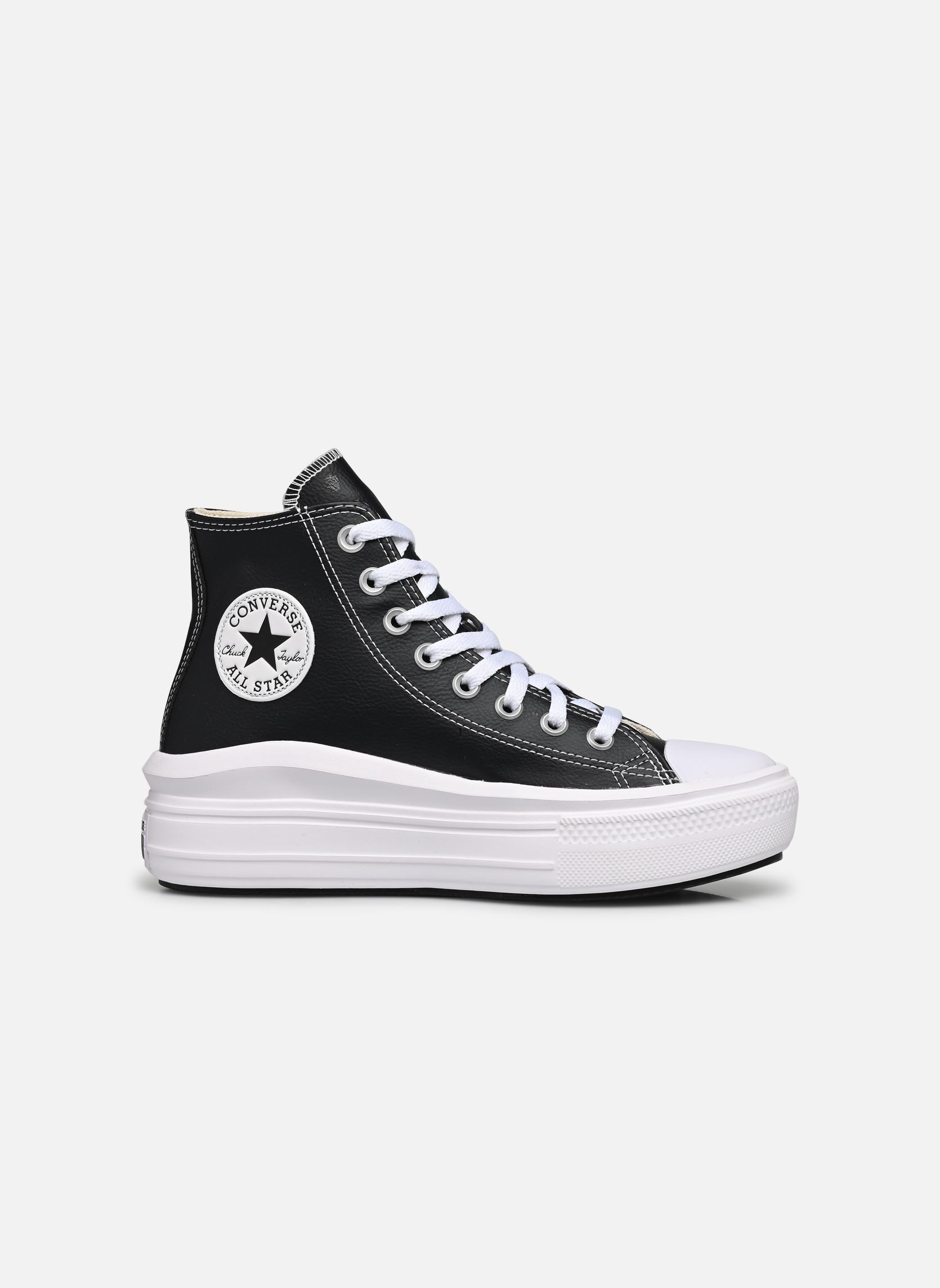 Baskets montantes Chuck Taylor All Star Move Foundational femme noir Converse Baskets montantes Chuck Taylor All Star Move Foundational femme noir BLACK/WHITE/WHITE