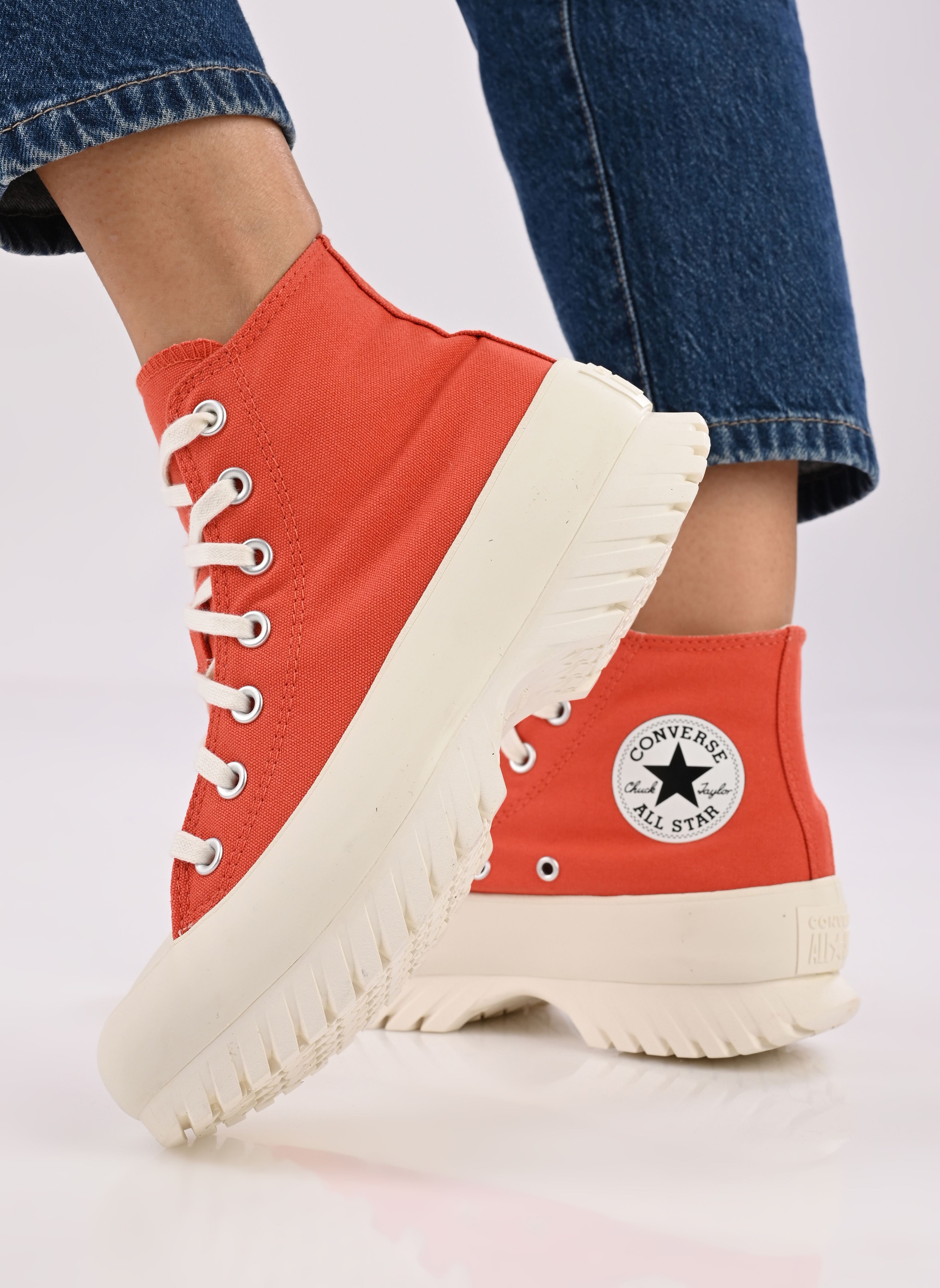 Baskets toile Chuck Taylor All Star Lugged 2.0 Seasona femme orange Converse Baskets toile Chuck Taylor All Star Lugged 2.0 Seasona femme orange NOMADIC RUST/EGRET